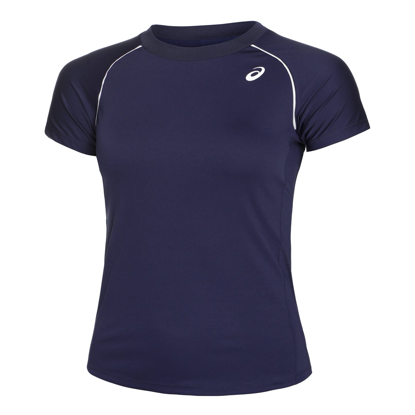 ASICS Piping T-shirt Femmes - bleu foncé, blanc