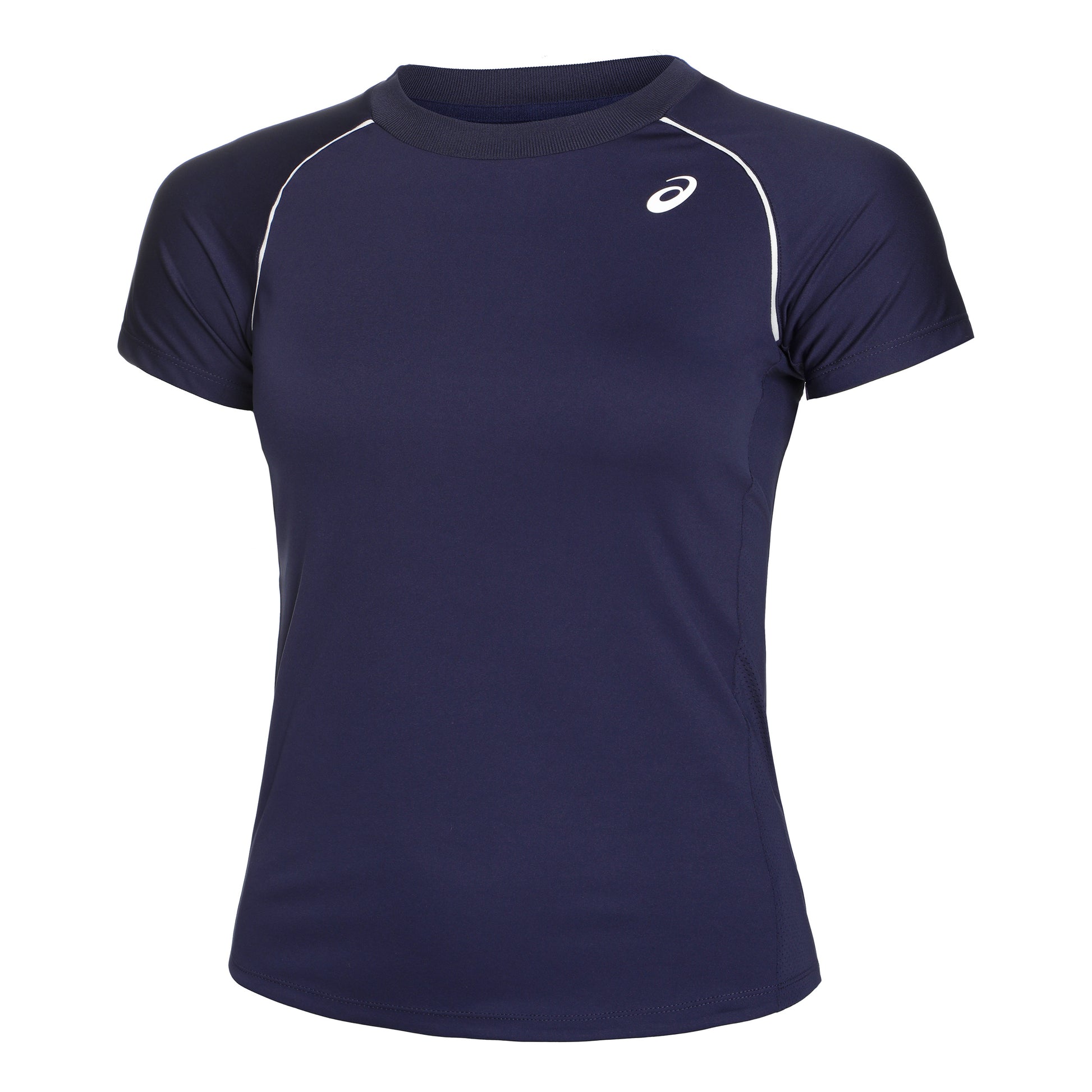 ASICS Piping T-shirt Femmes - bleu foncé, blanc