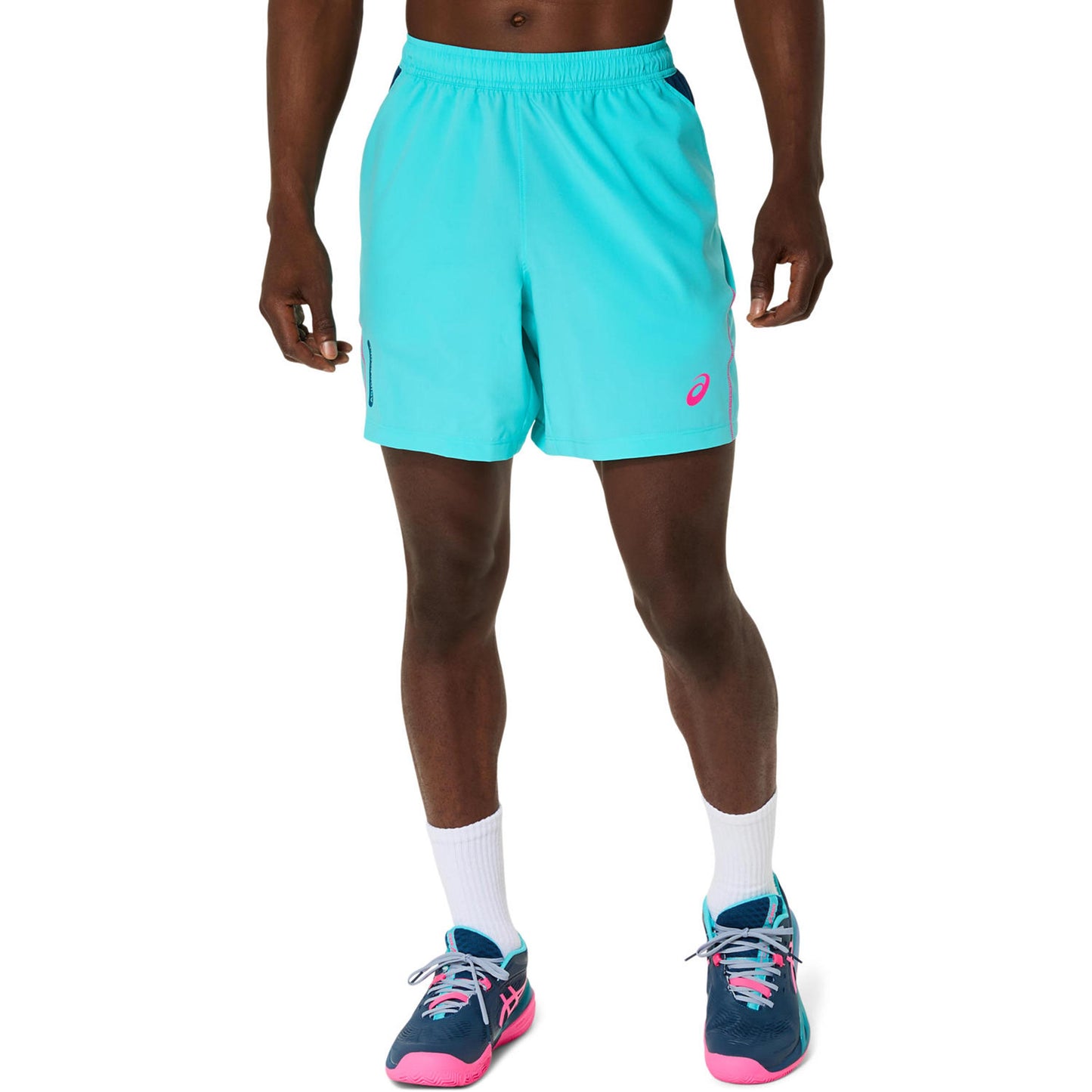 ASICS Court 7in Shorts Hommes - turquoise,