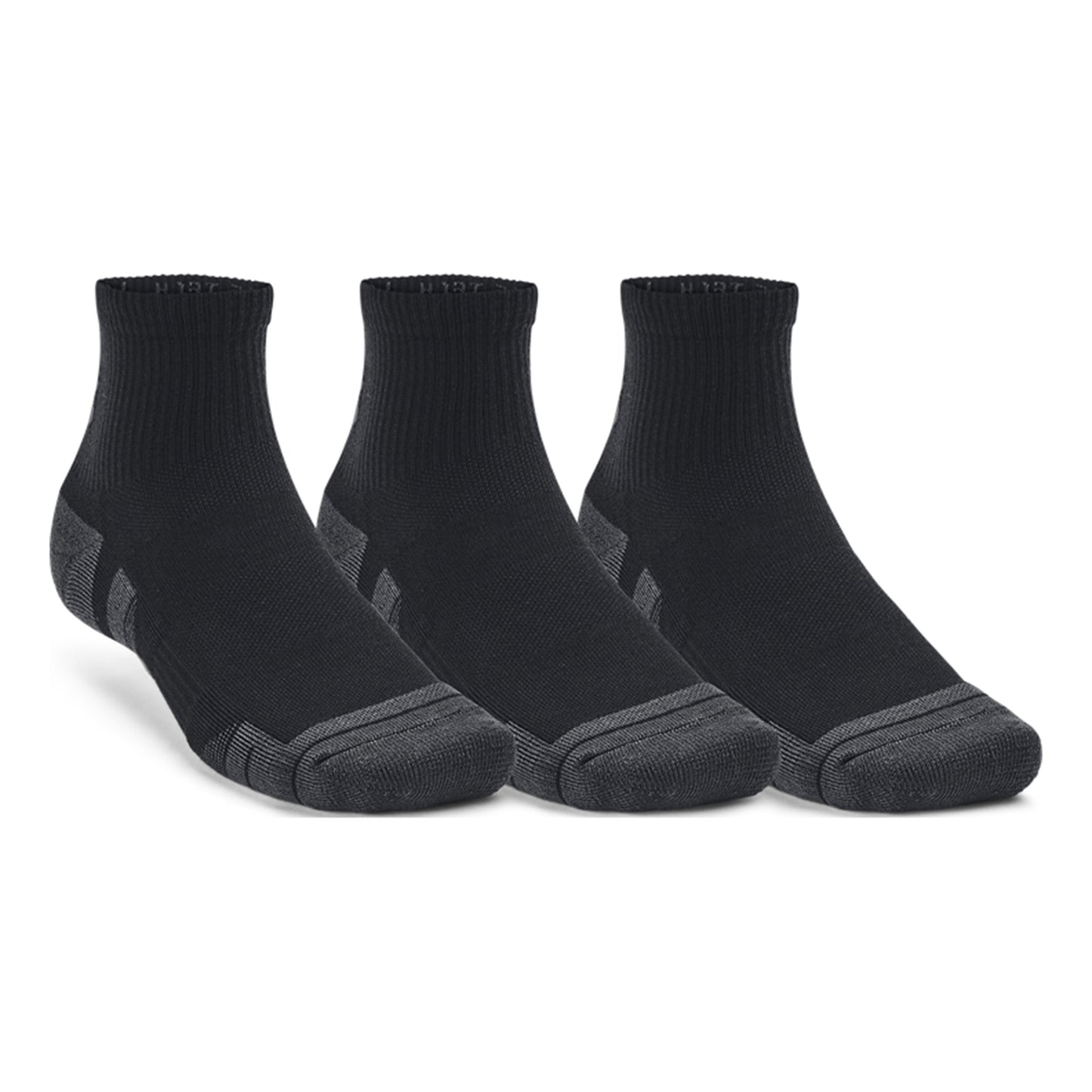Under Armour Performance Tech Quarter Chaussettes De Tennis Pack De 3-Noir