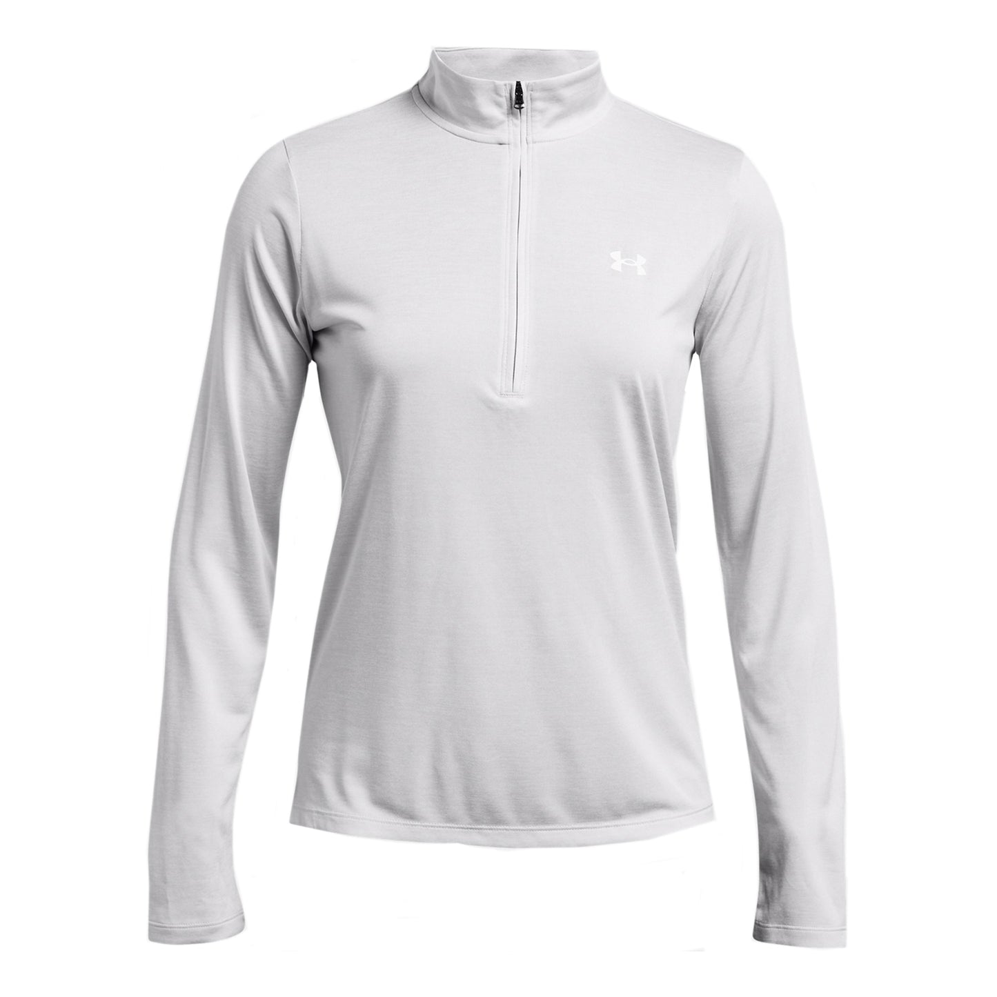 Under Armour Tech Half-Zip Twist Haut Manches Longues Femmes-Gris