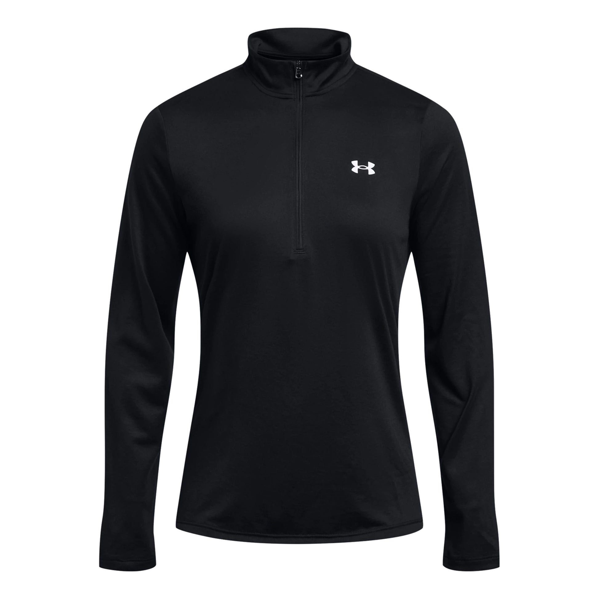 Under Armour Tech 1/2 Zip Haut Manches Longues Femmes-Noir