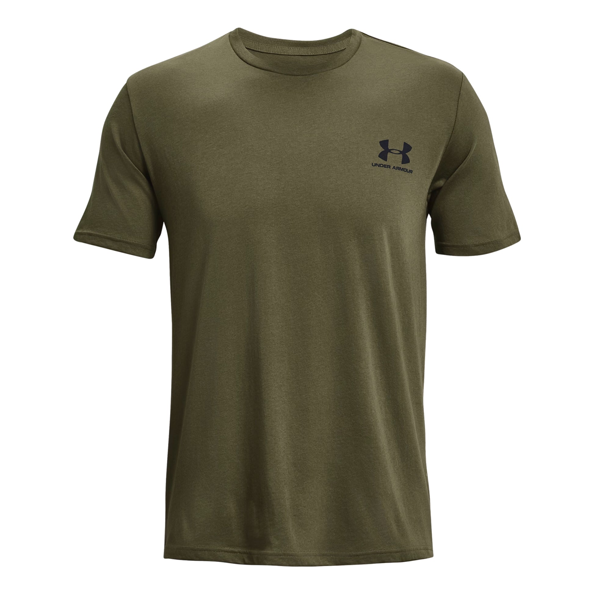 Under Armour Sportstyle Left Chef T-shirt Hommes - vert olive, noir