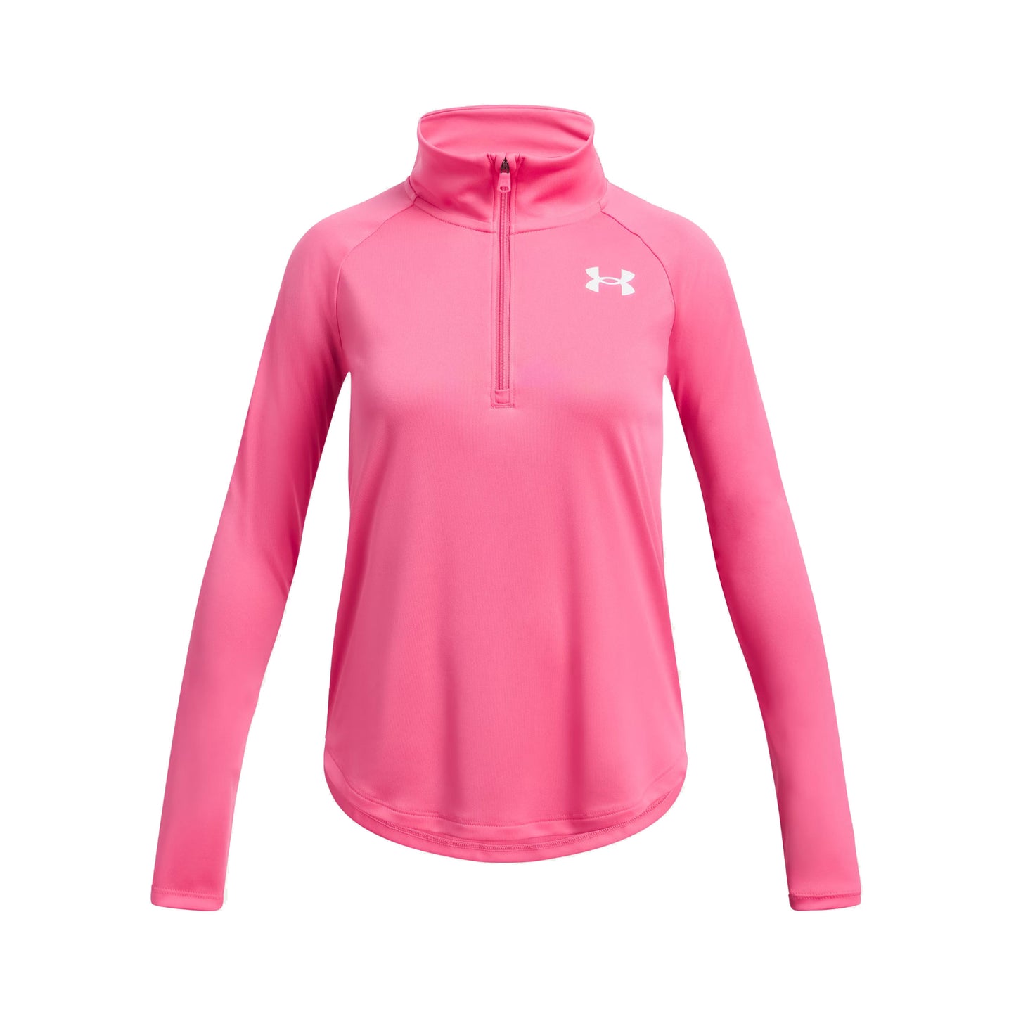 Under Armour Tech Graphic Half-Zip Haut Manches Longues Filles-Pink