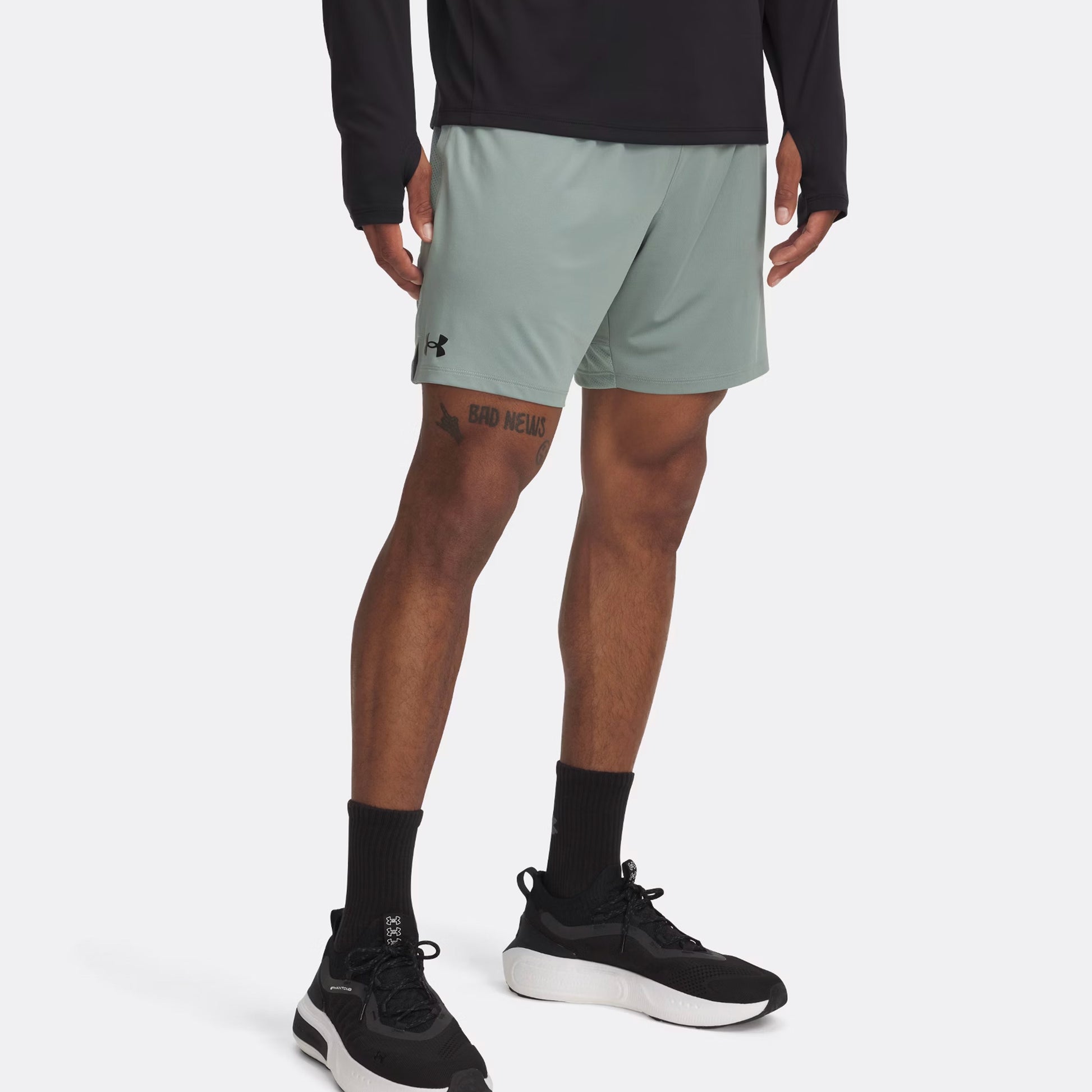Under Armour Techent 7in Shorts Hommes-Vert