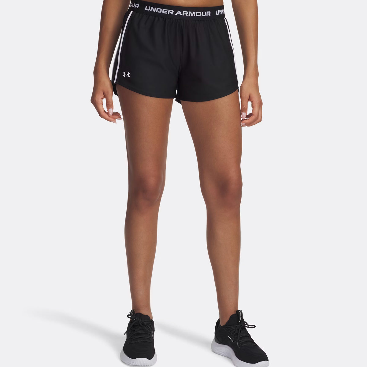 Under Armour Tech Play Up Short Avec Poche-balles Femmes-Noir,Blanc