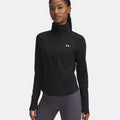 Motion Half-Zip Haut Manches Longues Femmes-Noir