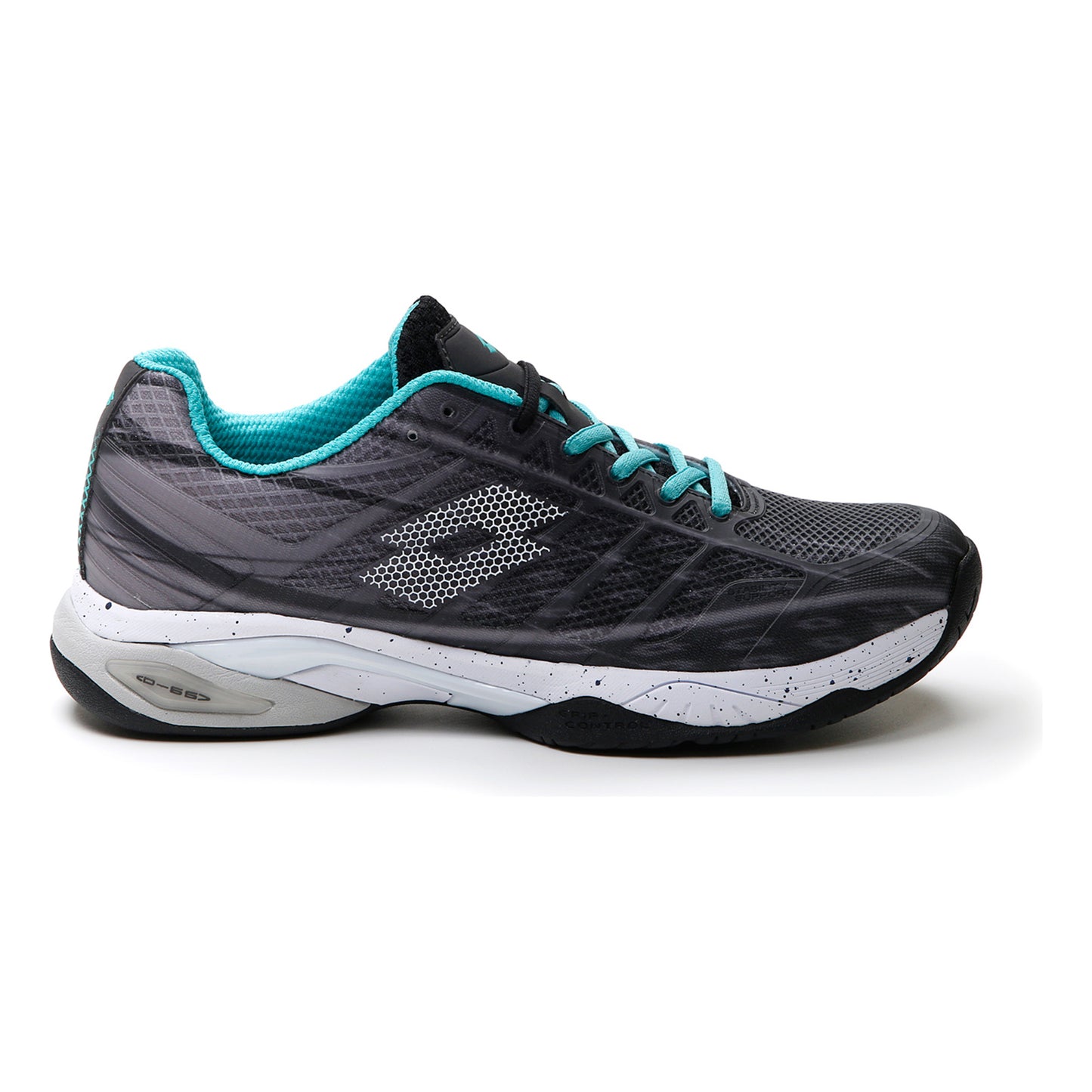 Lotto MIRAGE 300 SPD Chaussures Toutes Surfaces Hommes-Noir,Turquoise