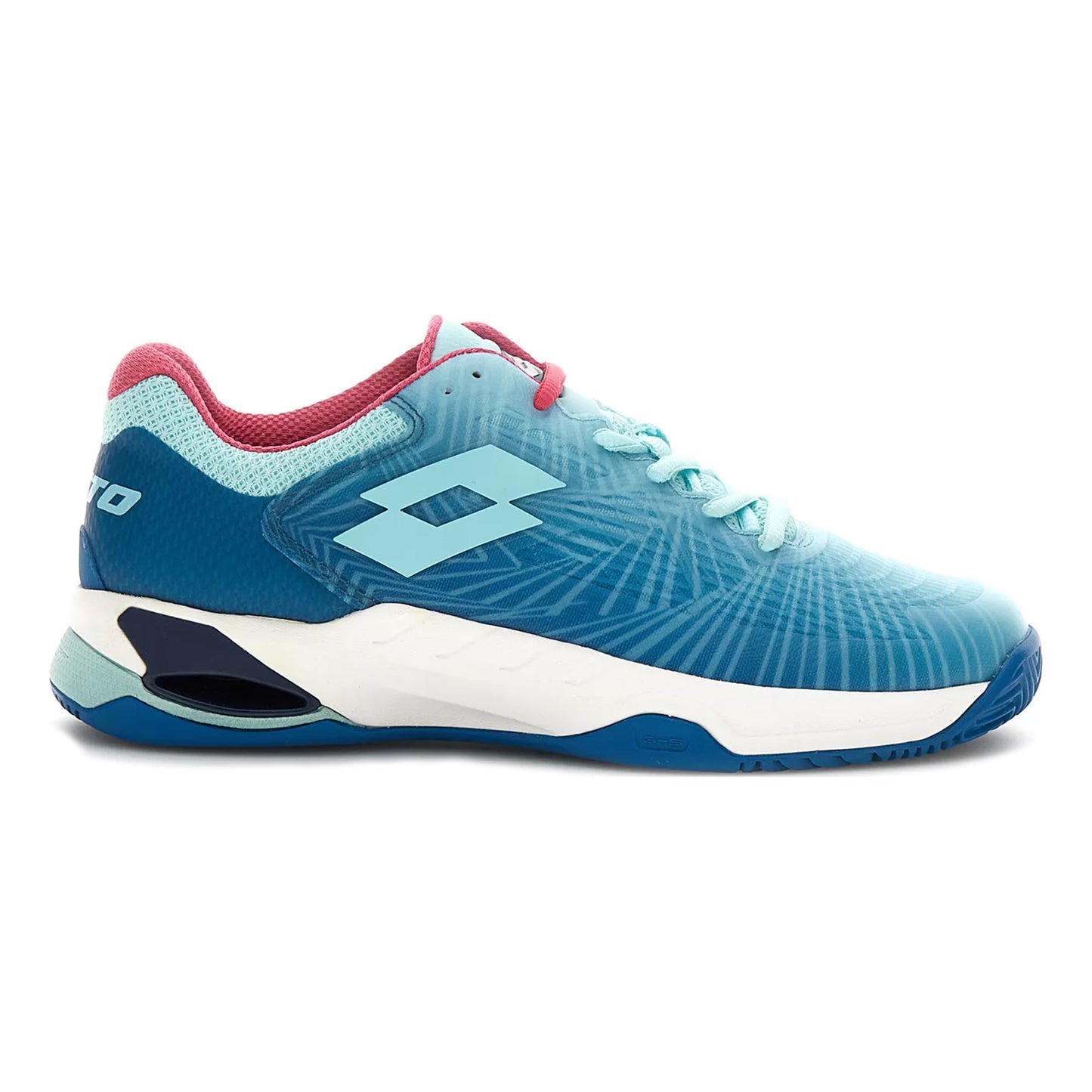 Lotto Mirage 100 II Chaussure terre battue Femmes-turquoise, bleu