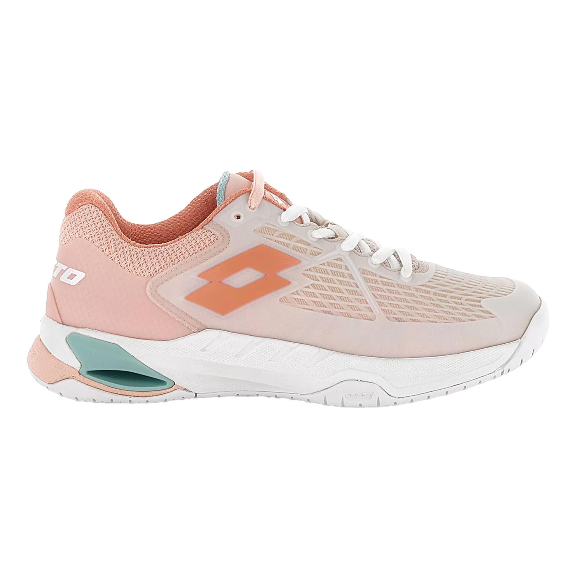 Lotto Mirage 100 II SPD Chaussures toutes surfaces Femmes-blanc, corail