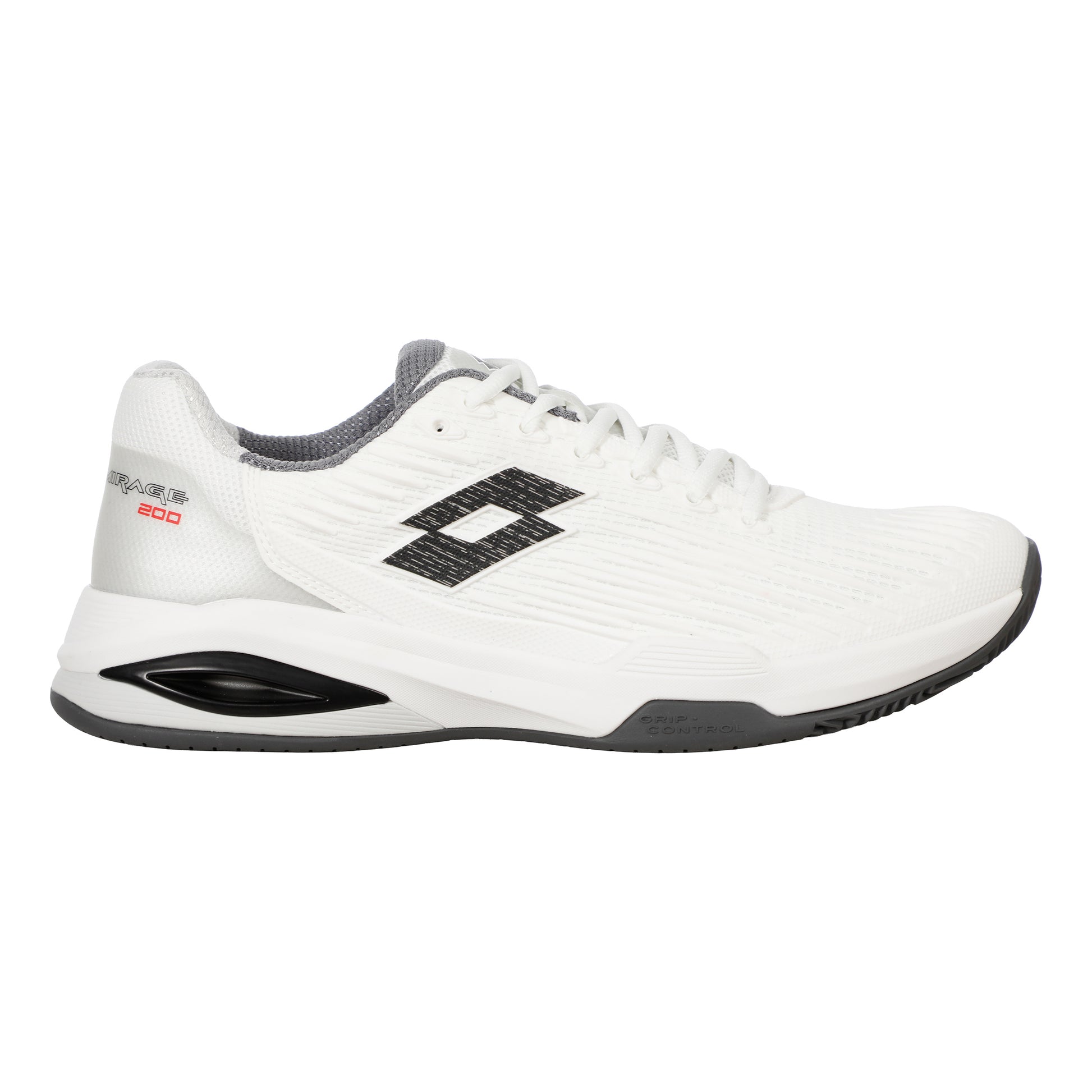Lotto MIRAGE 200 II CLY Chaussure terre battue Hommes-blanc, noir