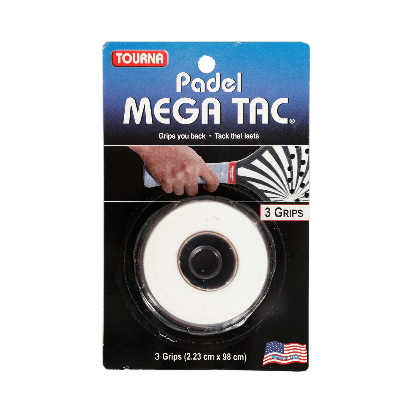 Tourna Padel Mega Tac Pack De 3-Blanc