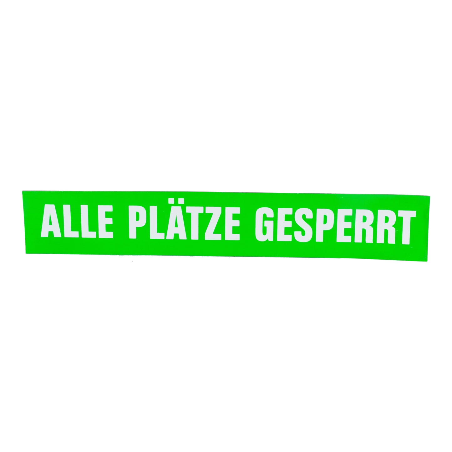 Tegra Magnetschilder Bedruckt 60 Mm Breit, Alle Plätze Gesperrt Panneaux Magnétiques-Vert