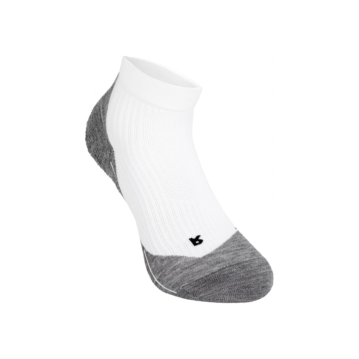 Falke TE4 Short Chaussettes De Sport Femmes-Blanc,Gris Foncé