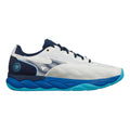 Wave Enforce Court Chaussures toutes surfaces Hommes - blanc, bleu foncé