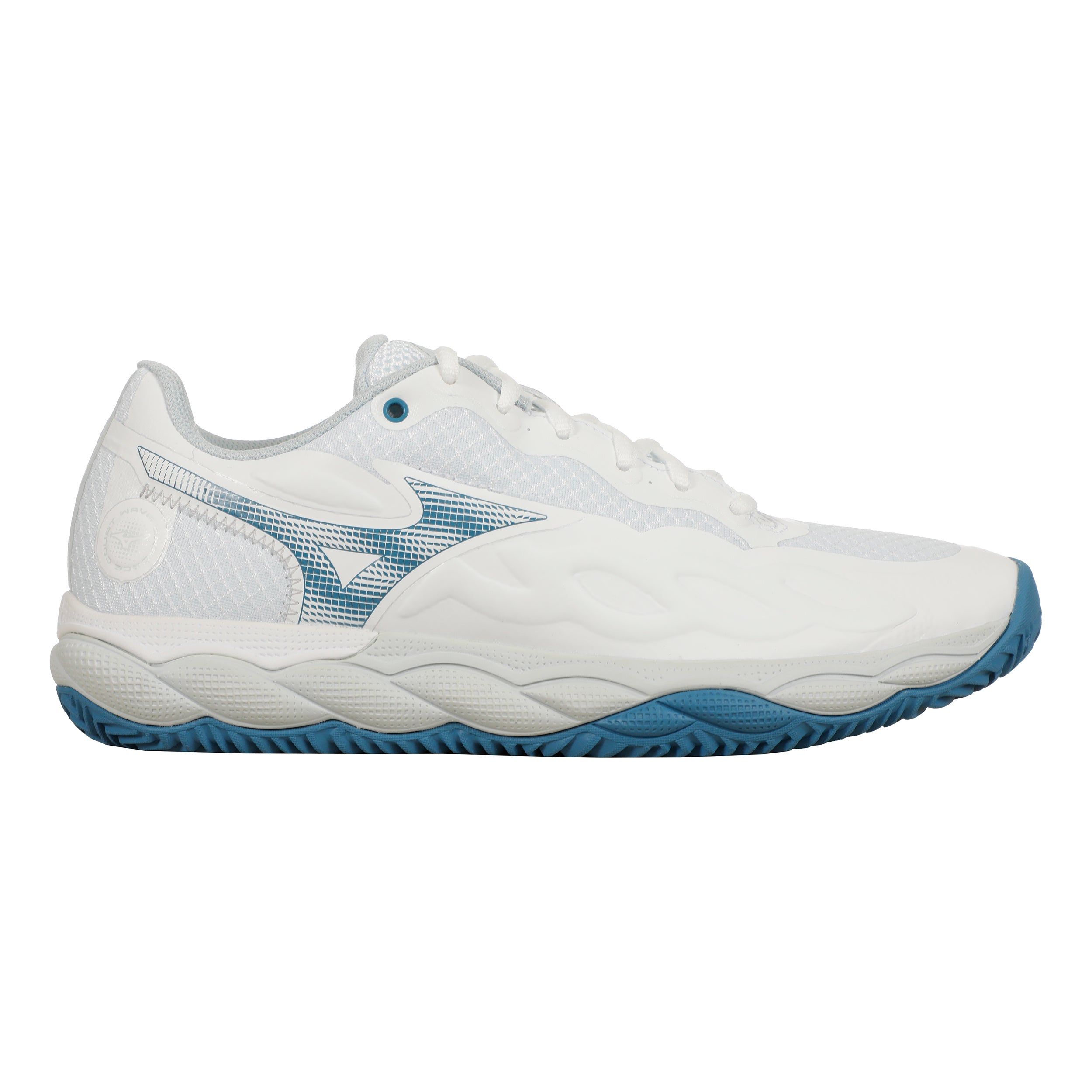 Mizuno Wave Enforce Court Chaussure terre battue Femmes - blanc, bleu