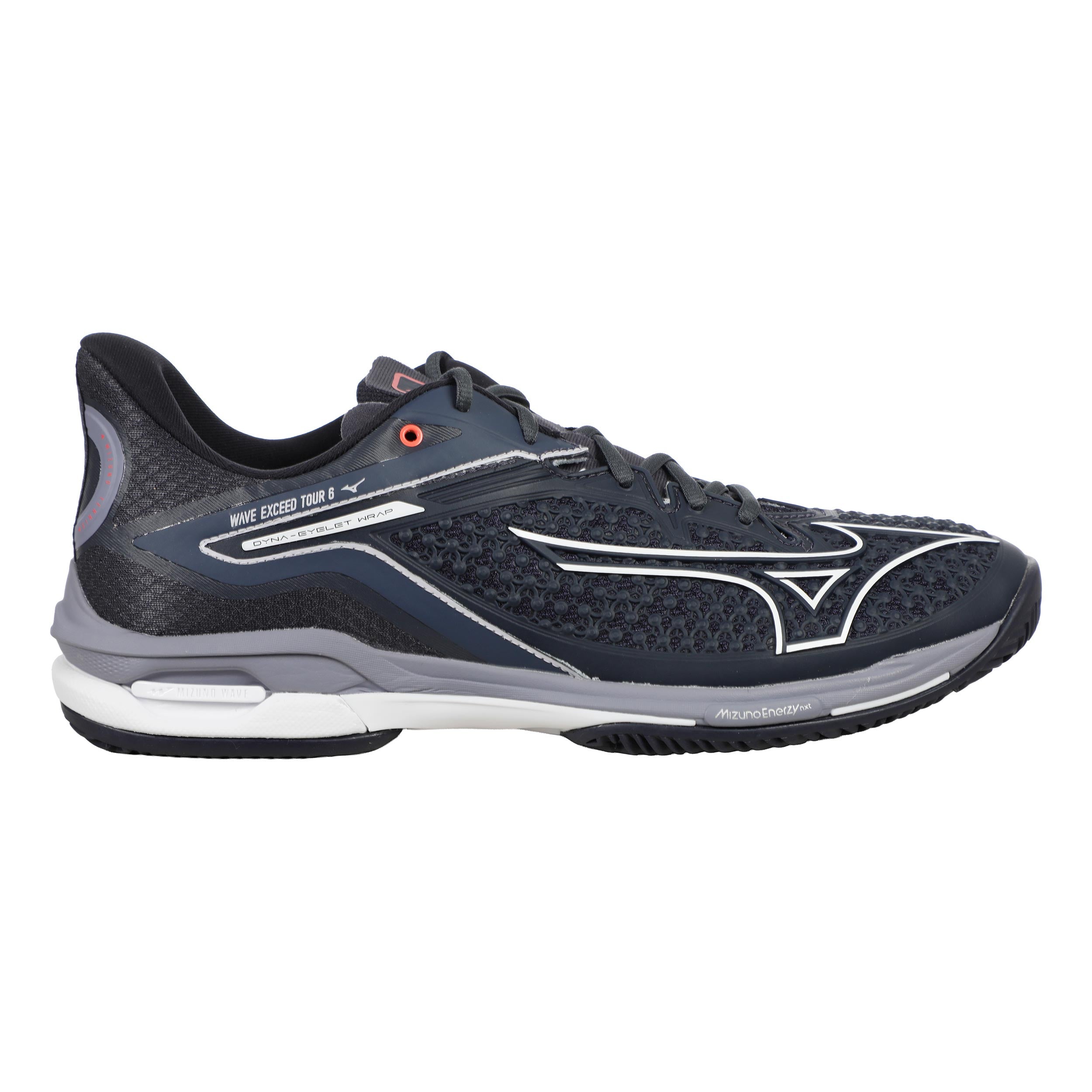 Mizuno Wave Exceed Tour 6 Chaussure Terre Battue Hommes-Gris,Blanc