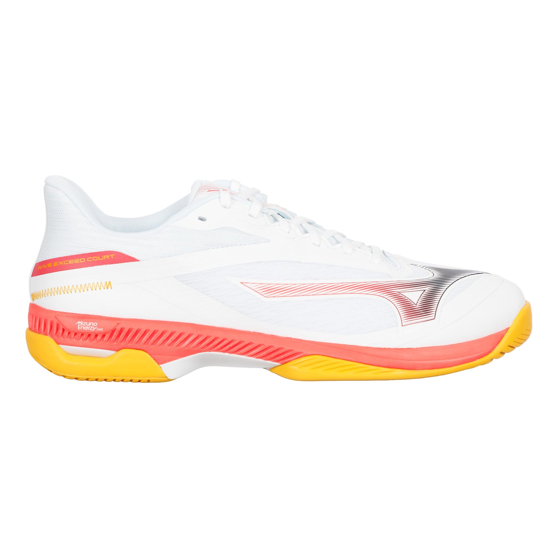 Mizuno Wave Exceed Court Chaussures Toutes Surfaces Hommes-Blanc,Corail