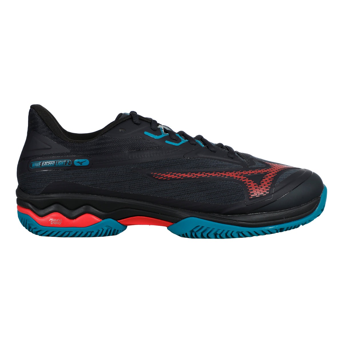Mizuno Wave Exceed Light Chaussures Padel Hommes-Bleu Foncé,Corail