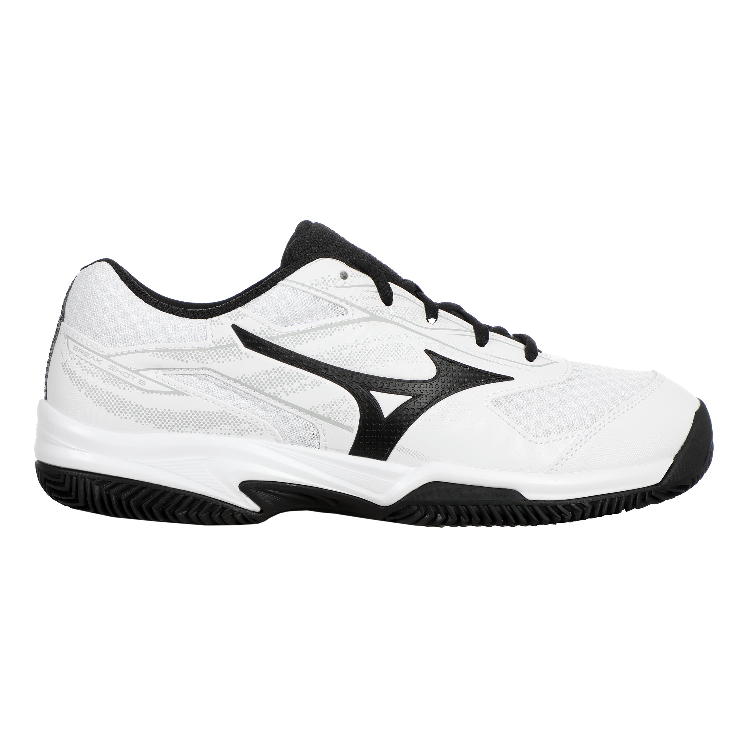 Mizuno Break Shot 5 Chaussure Terre Battue Hommes-Blanc,Noir
