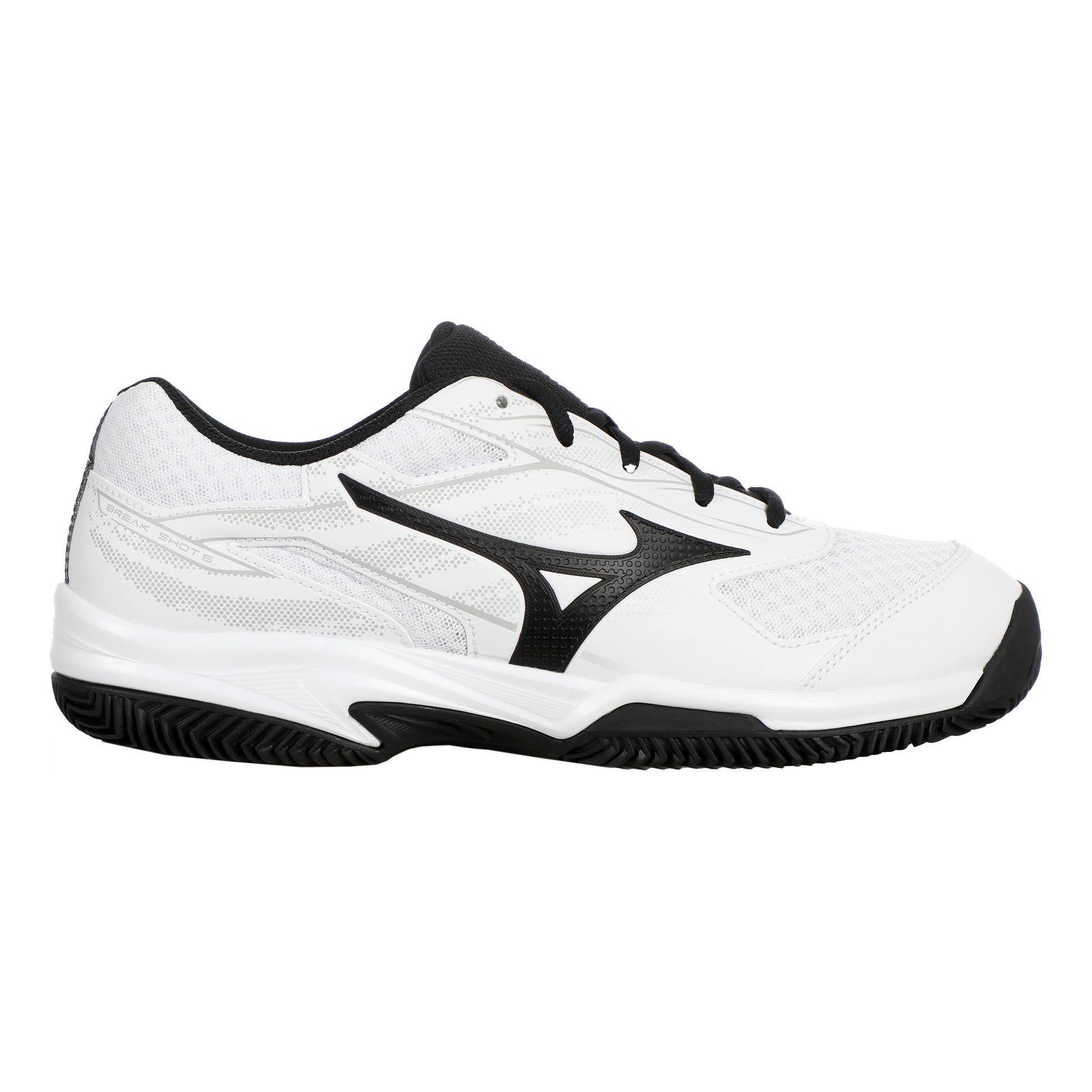 Mizuno Break Shot 5 Chaussure Terre Battue Hommes-Blanc,Noir