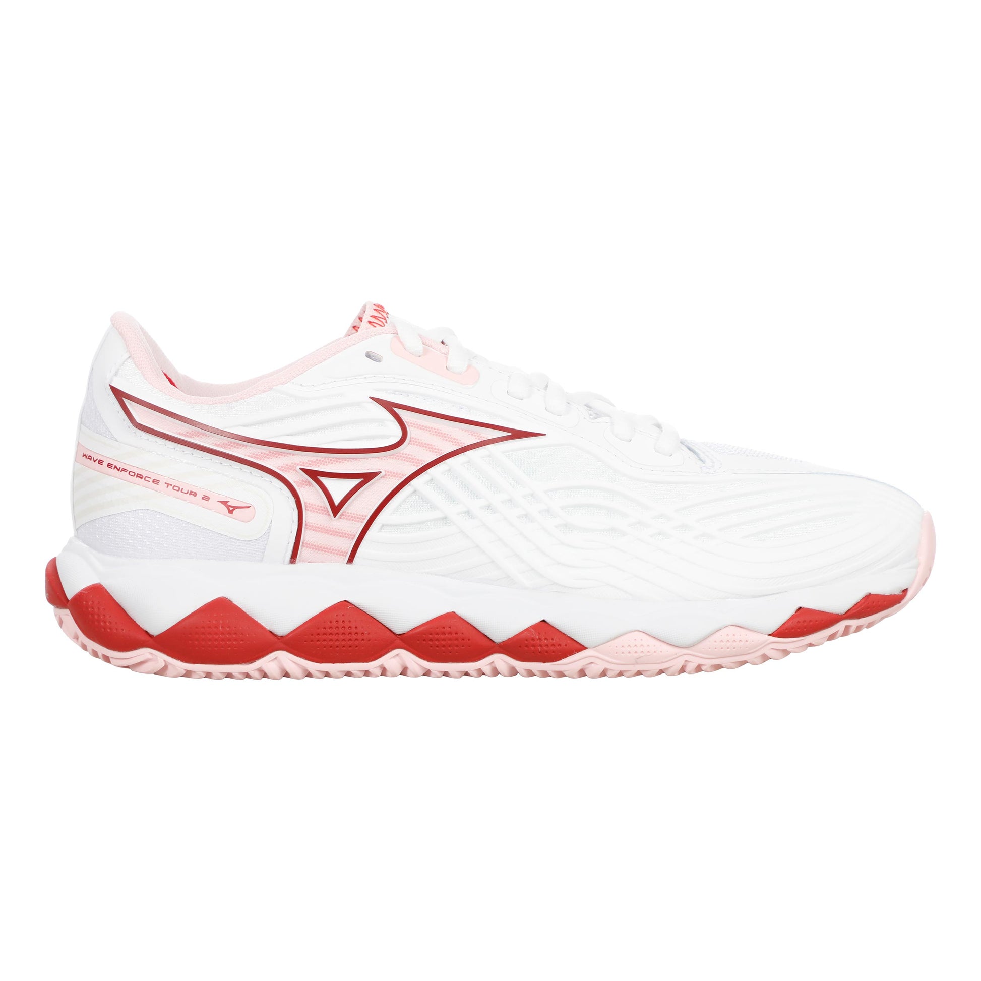Mizuno Wave Enforce Tour 2 Chaussure terre battue Femmes - blanc, baie