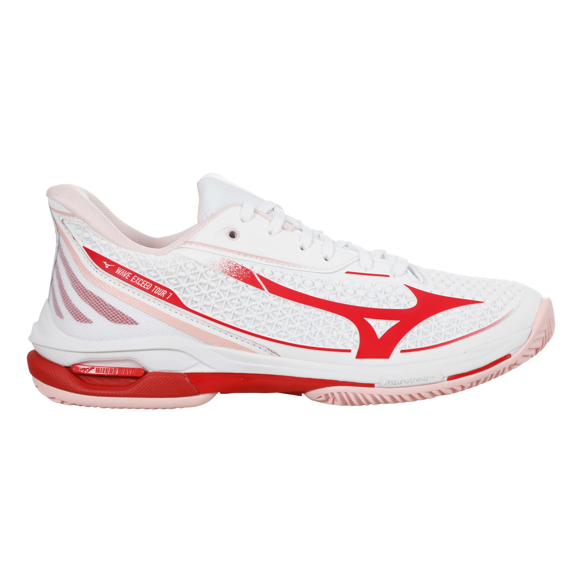 Mizuno Wave Exceed Tour 7 Chaussure terre battue Femmes - blanc, rouge