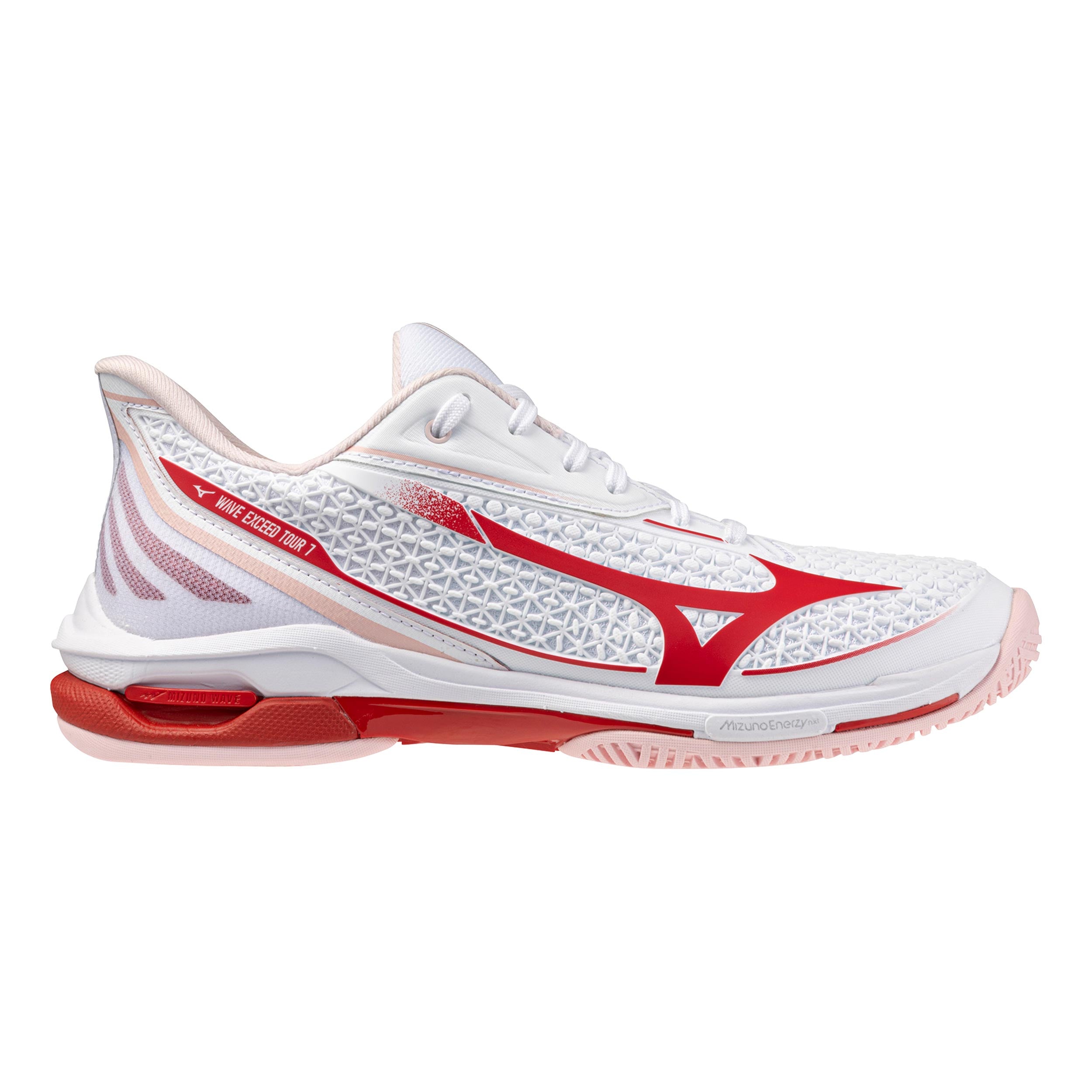 Mizuno Wave Exceed Tour 7 Chaussures toutes surfaces Femmes - blanc, rouge