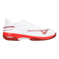 Wave Exceed Court Chaussure terre battue Hommes - blanc, rouge