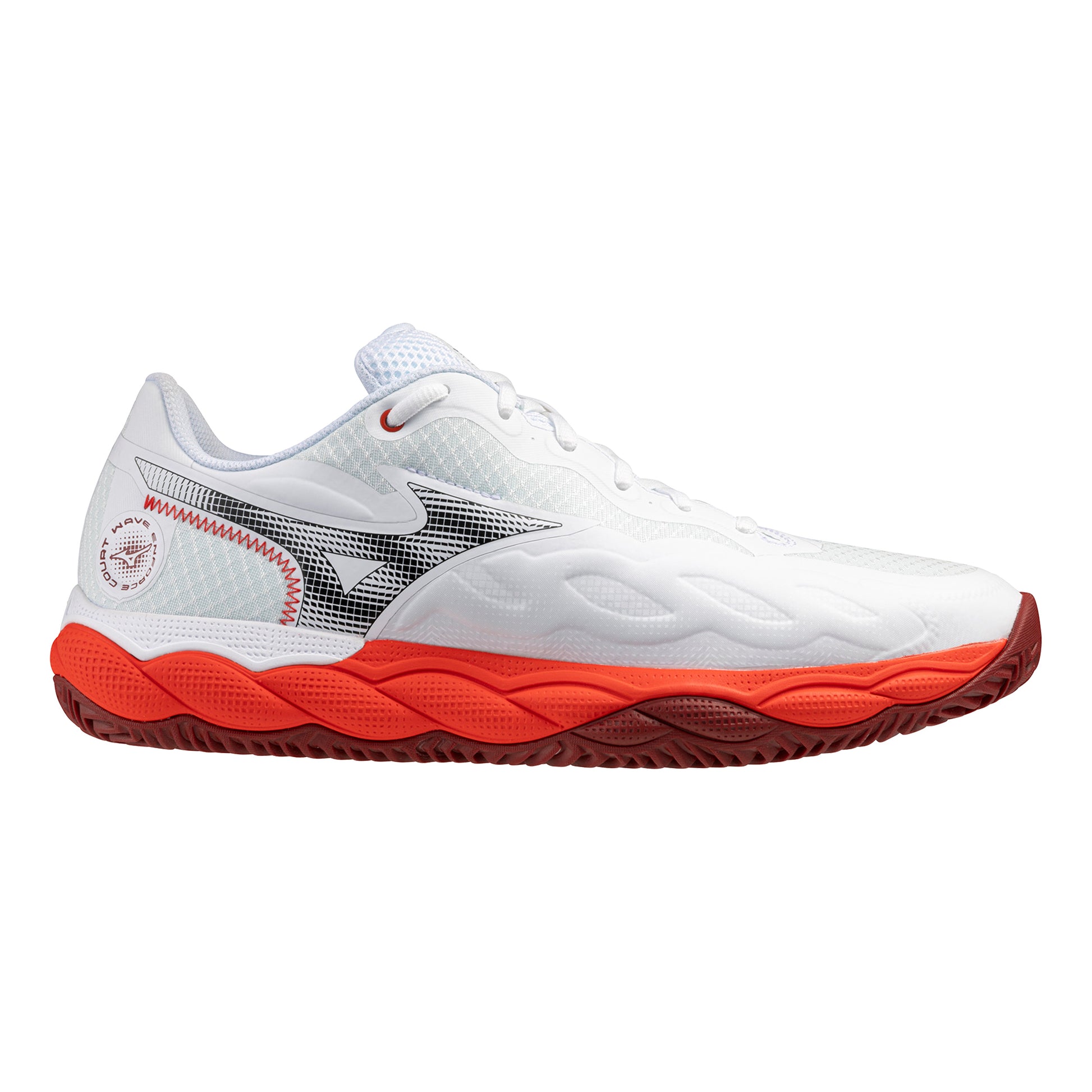 Mizuno Wave Enforce Court Chaussure terre battue Hommes - blanc, rouge