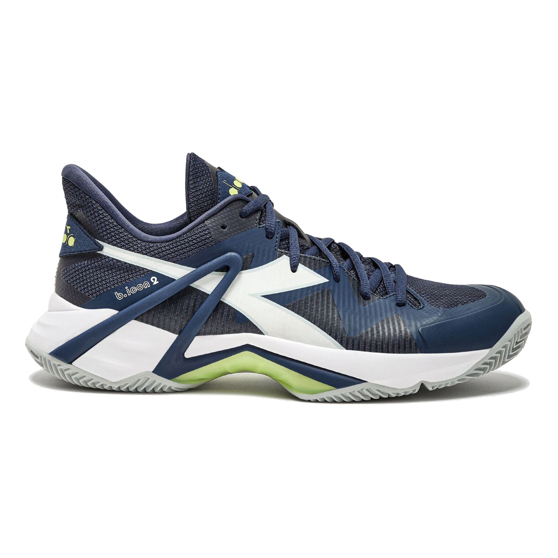 Diadora B.Icon 2 Chaussure Terre Battue Hommes-Bleu,Blanc