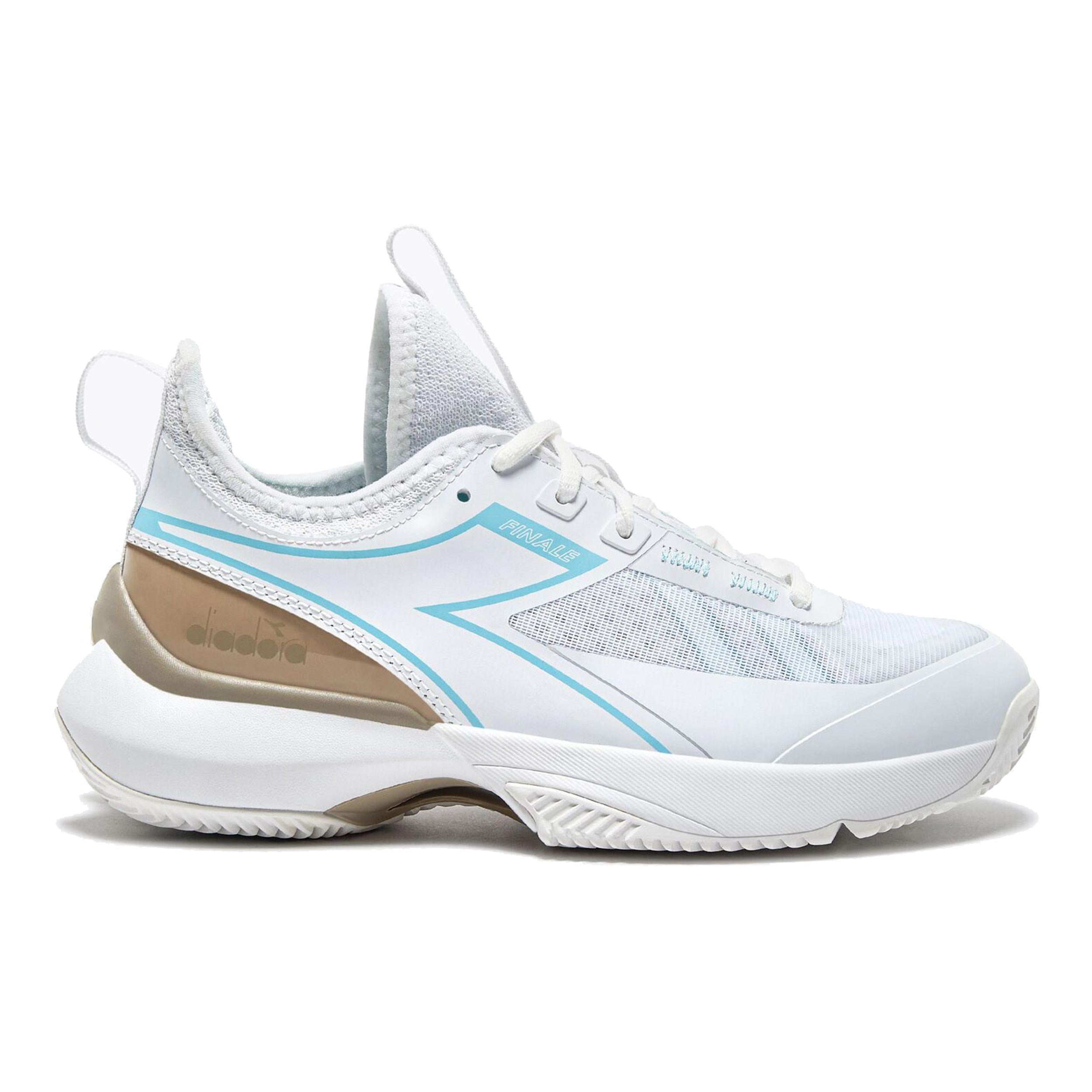 Diadora Finale Chaussure Terre Battue Femmes-Blanc,Beige