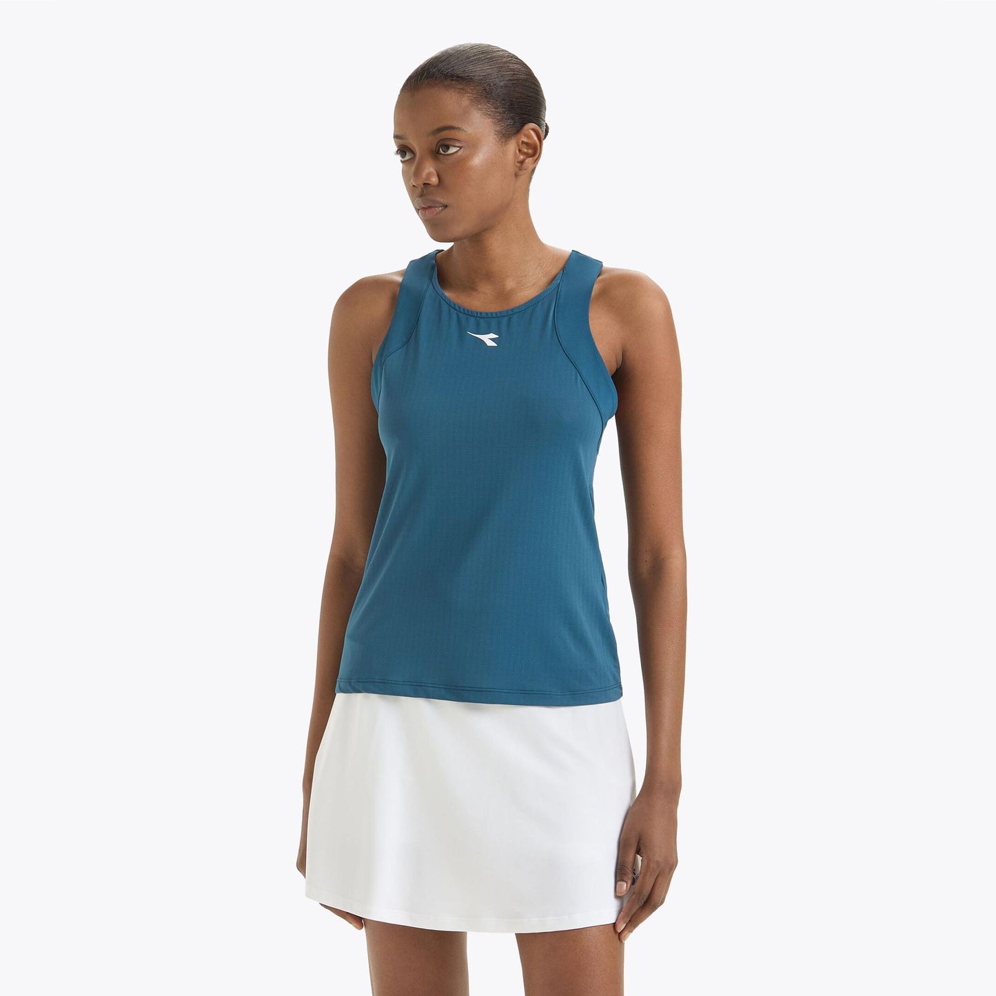 Diadora L. Icon Débardeur Tank Top Femmes-Bleu Petrol