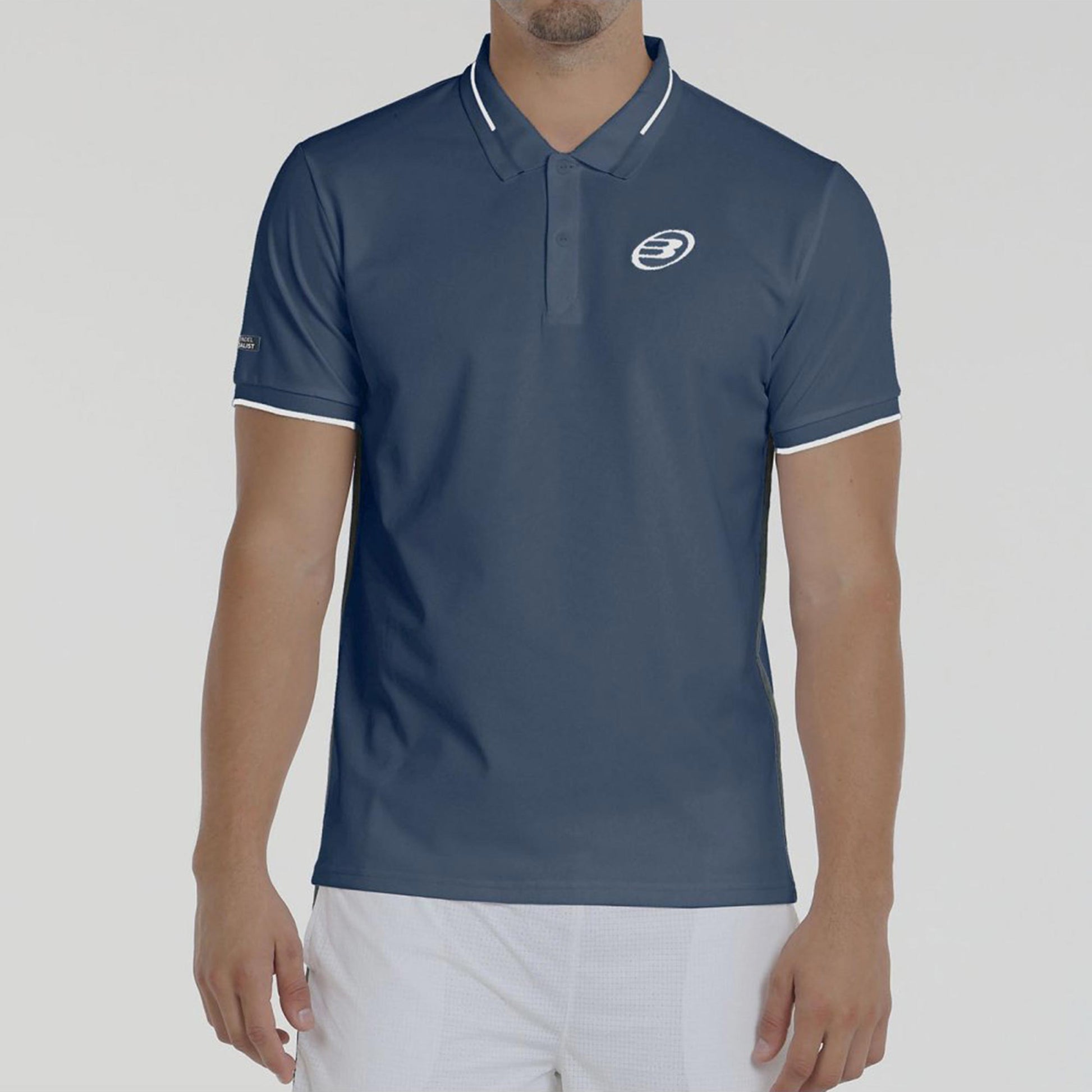 Bullpadel Leiro 25V Polo Hommes-Bleu Foncé