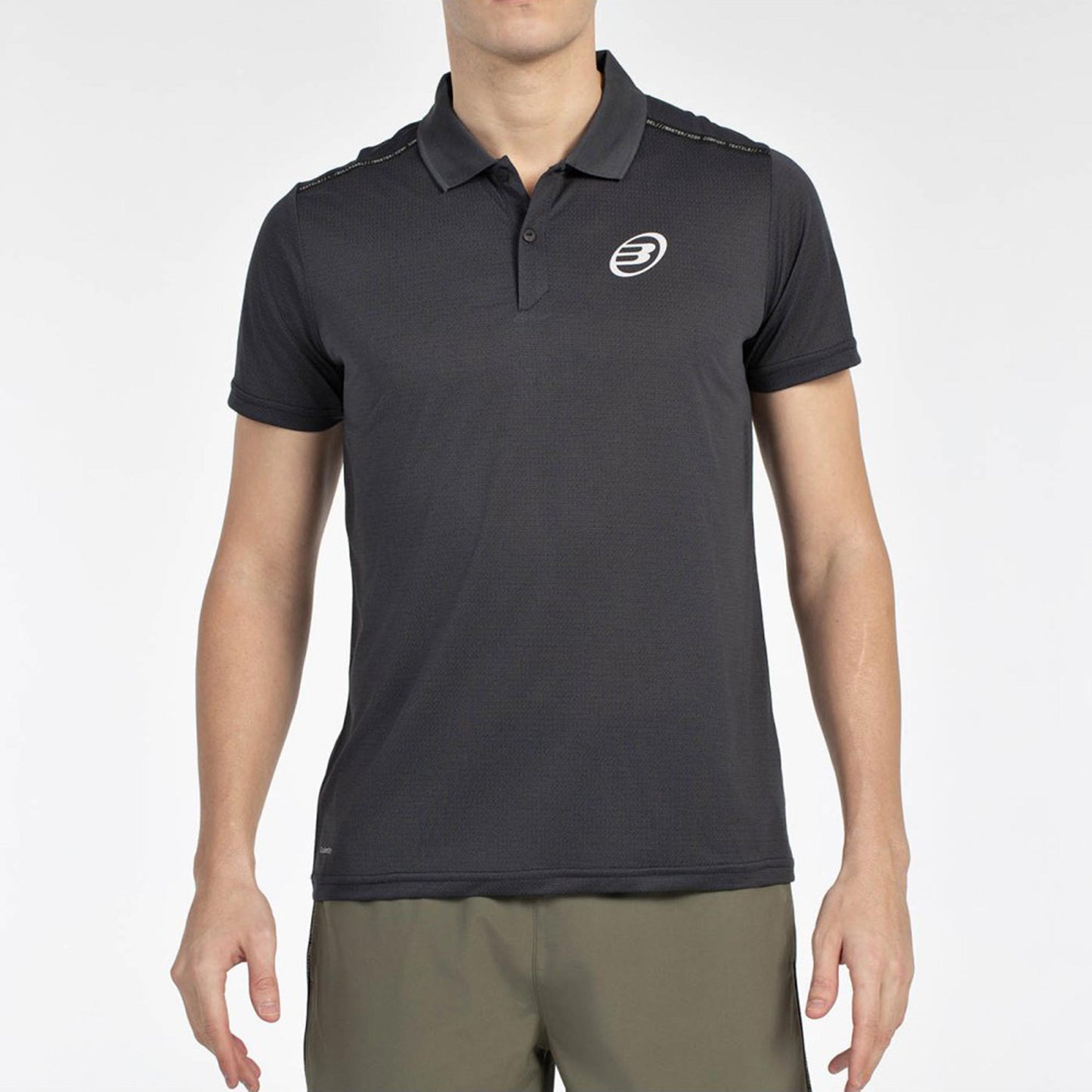 Bullpadel Mirac Polo Hommes-Noir