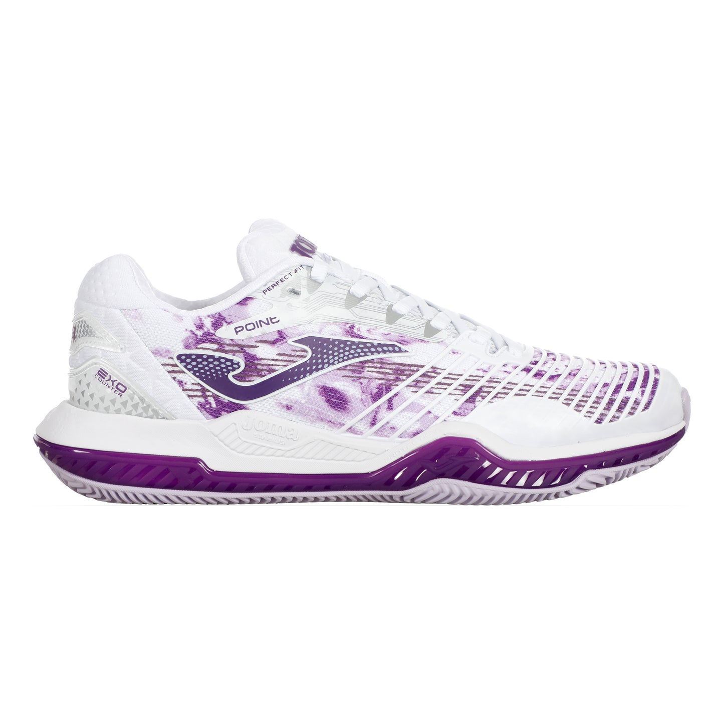 Joma Point Chaussure Terre Battue Femmes-Blanc,Violet