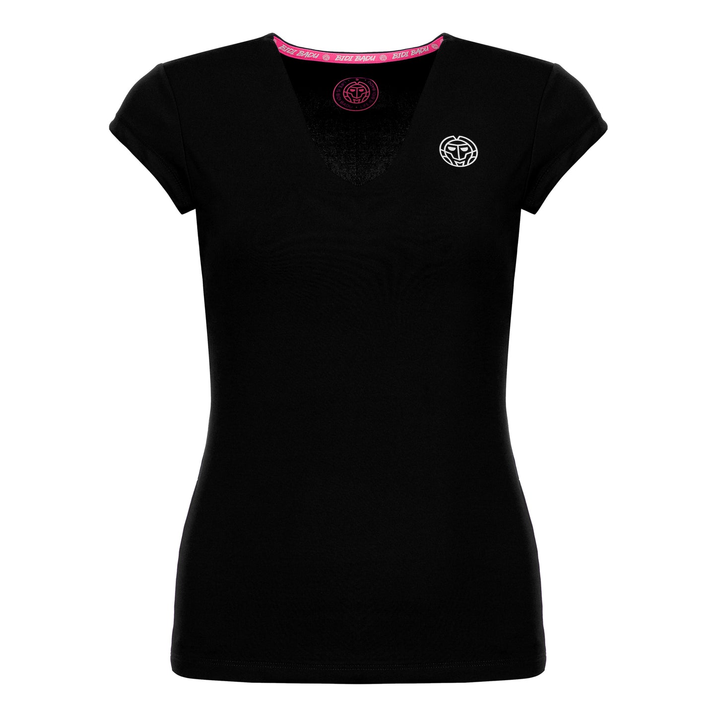 BIDI BADU Bella 2.0 Tech V-Neck T-shirt Femmes - noir, blanc