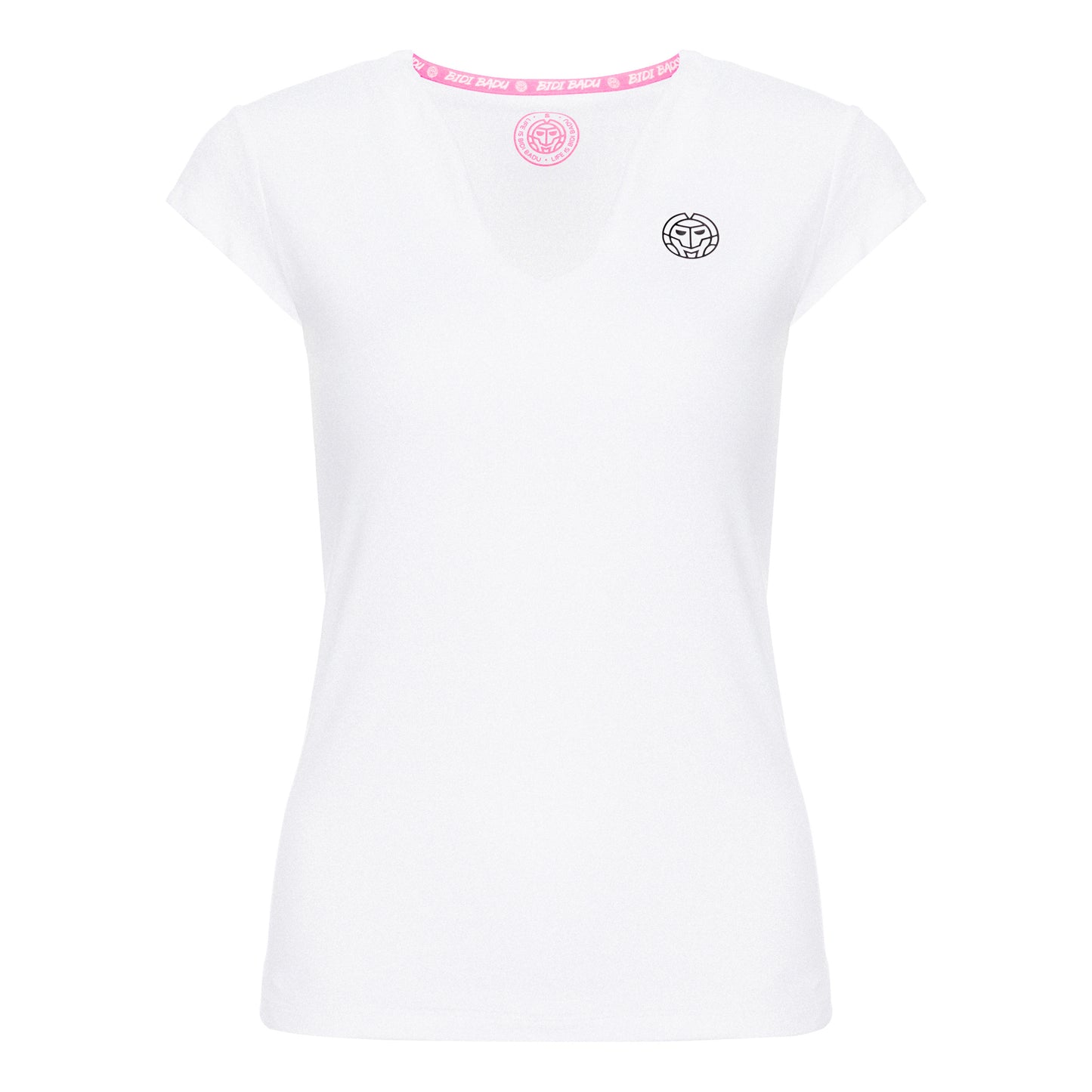 BIDI BADU Bella 2.0 Tech V-Neck T-shirt Femmes - blanc, noir