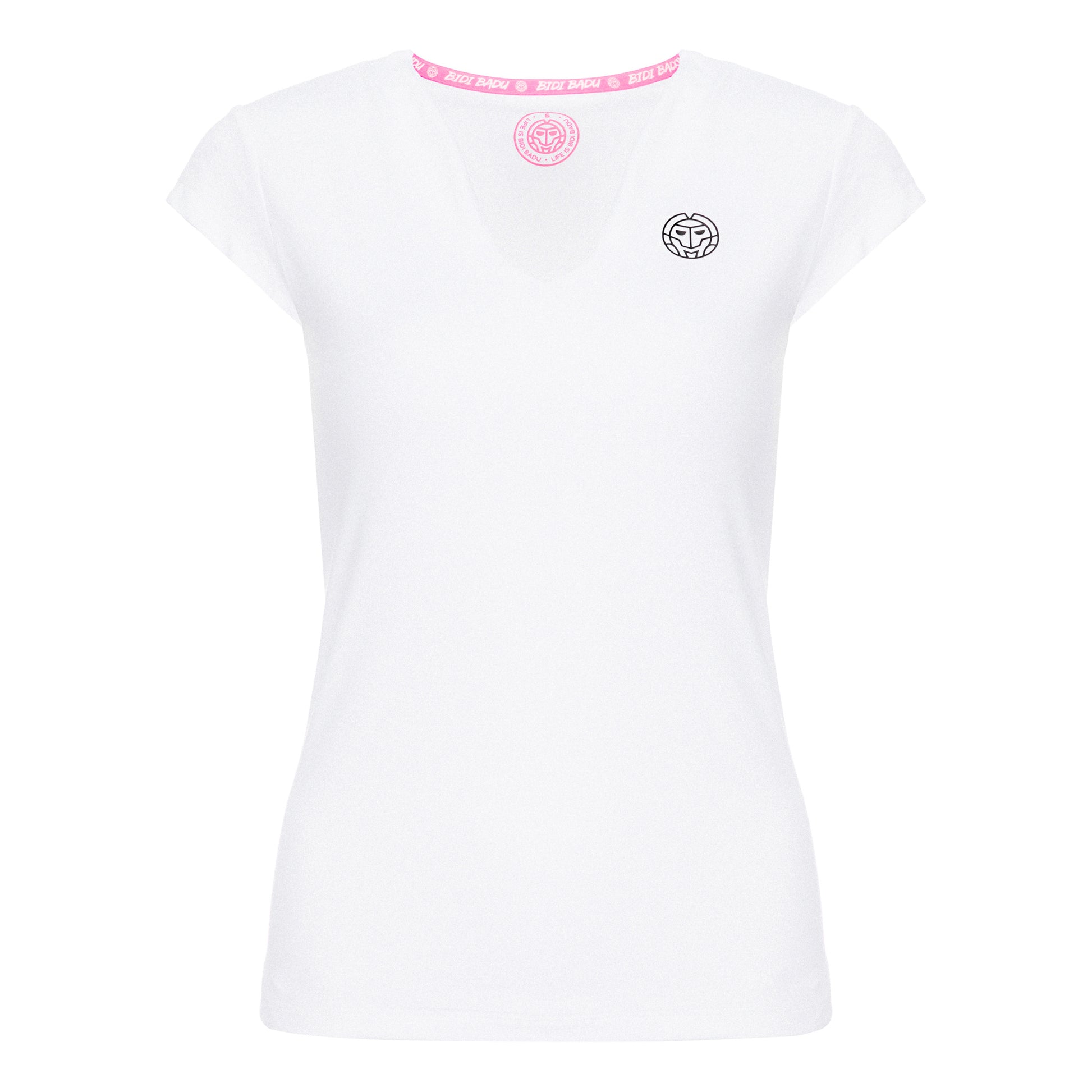 BIDI BADU Bella 2.0 Tech V-Neck T-shirt Femmes - blanc, noir