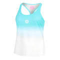 Crew Gradiant Débardeur Tank Top Femmes-Turquoise,Blanc