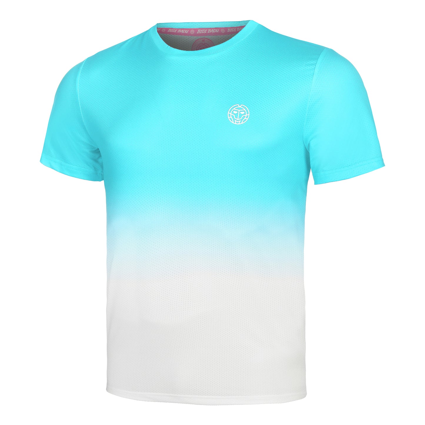 BIDI BADU Crew Gradiant T-shirt Hommes-Turquoise,Blanc