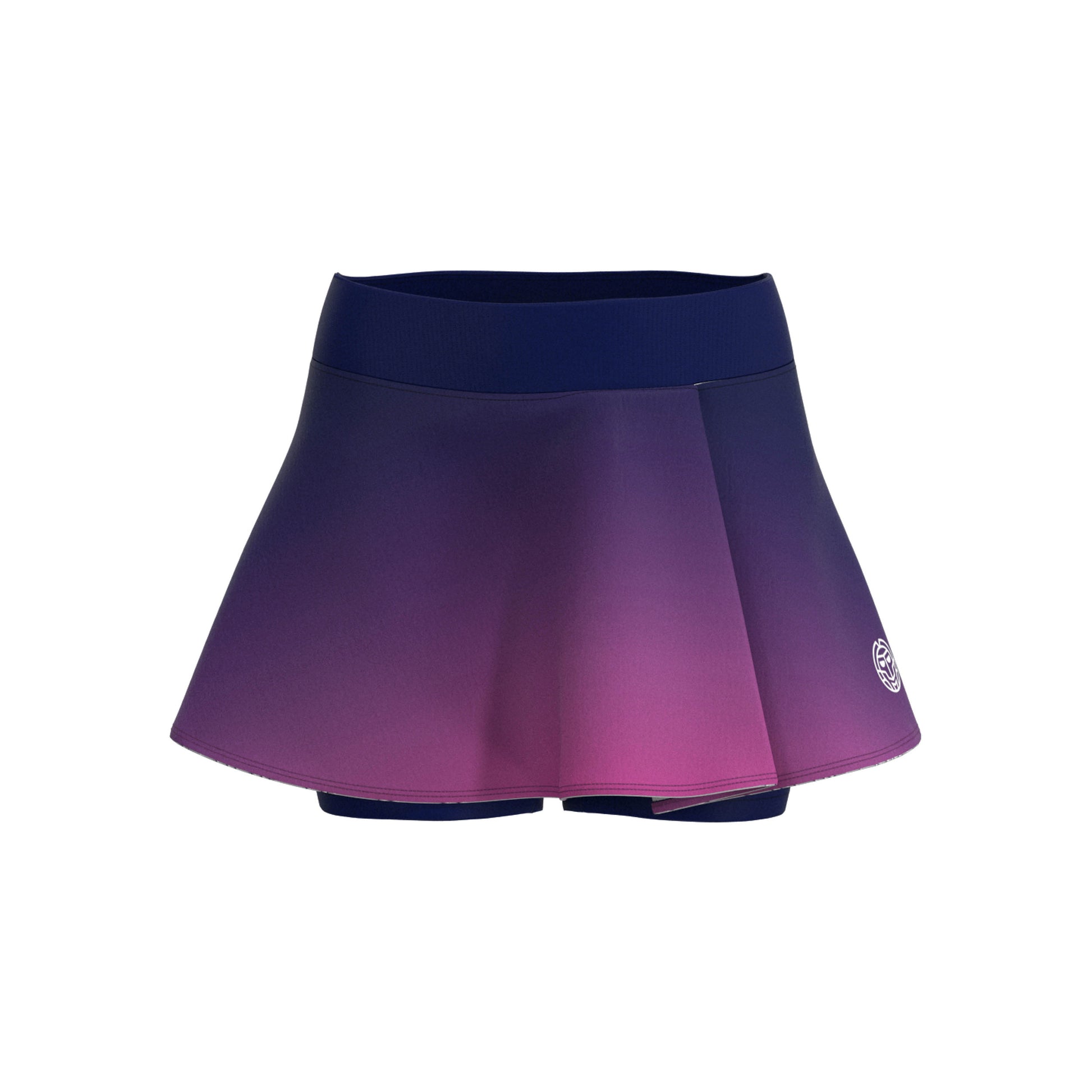 BIDI BADU New York Printed Wavy Jupe Filles - pink, bleu foncé
