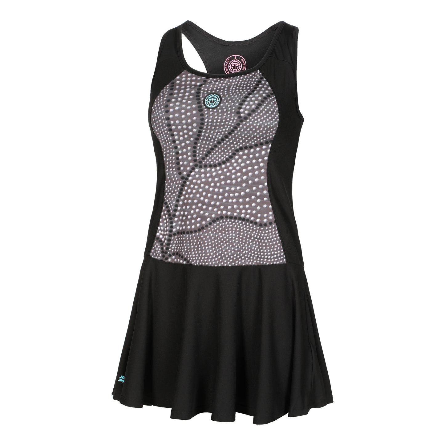 BIDI BADU Crew Robe Femmes - noir, blanc