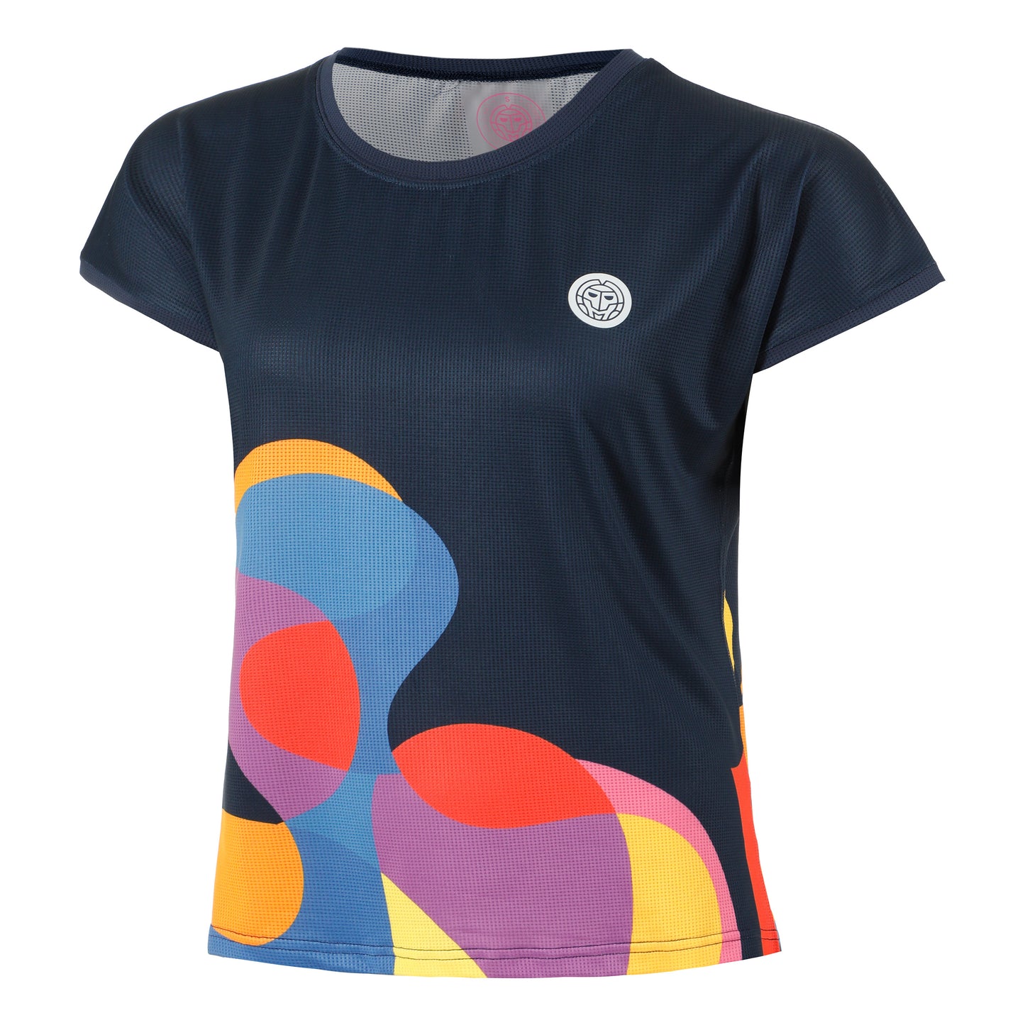 BIDI BADU Twiggy T-shirt Femmes-Bleu Foncé,Multicouleur