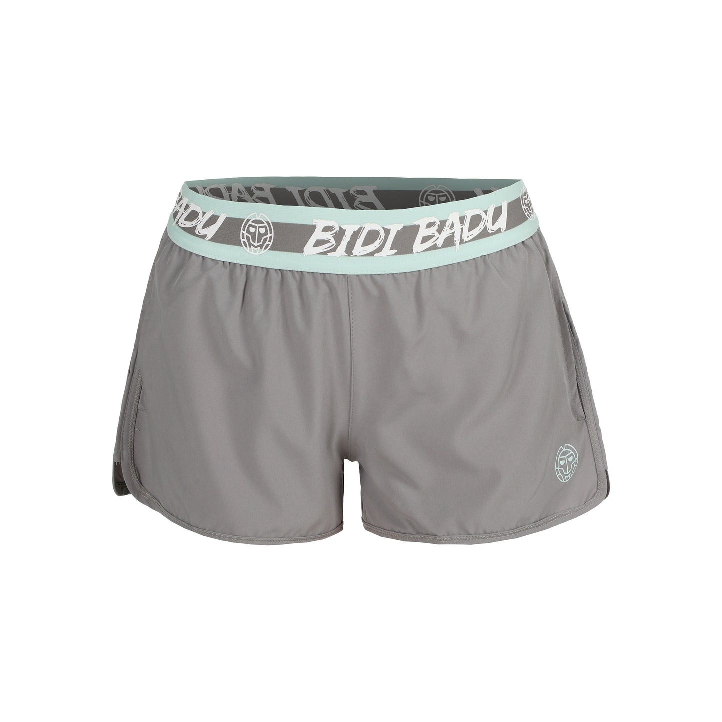 BIDI BADU Tiida Tech 2 In 1 Shorts Short Avec Poche-balles Femmes-Gris,Mint