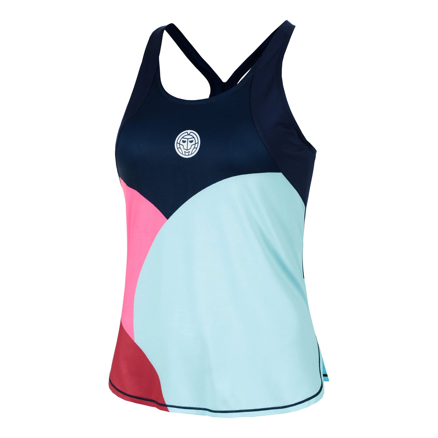BIDI BADU Bubble Débardeur Tank Top Femmes-Bleu Foncé,Turquoise