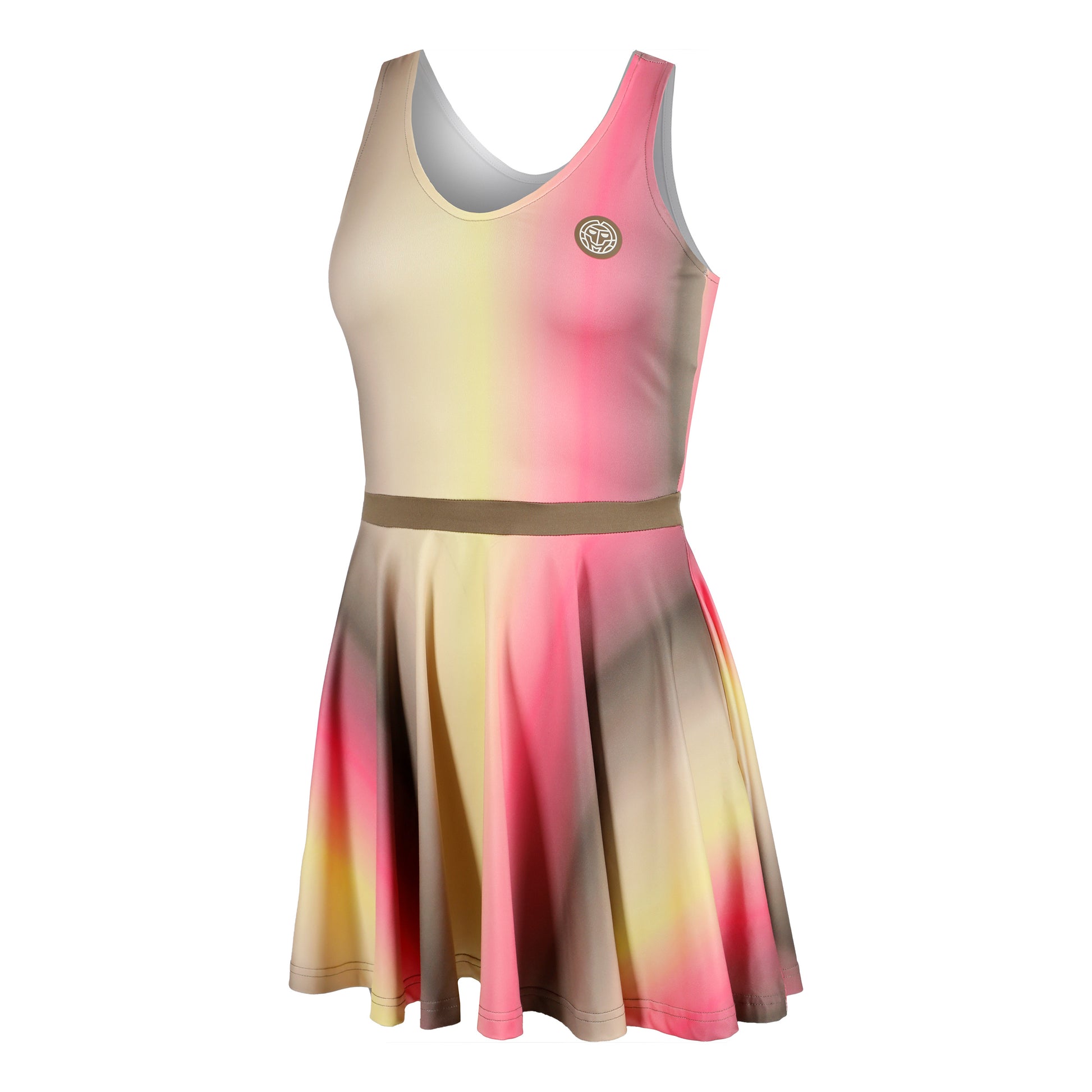 BIDI BADU Spectrum Robe Femmes-Marron,Jaune