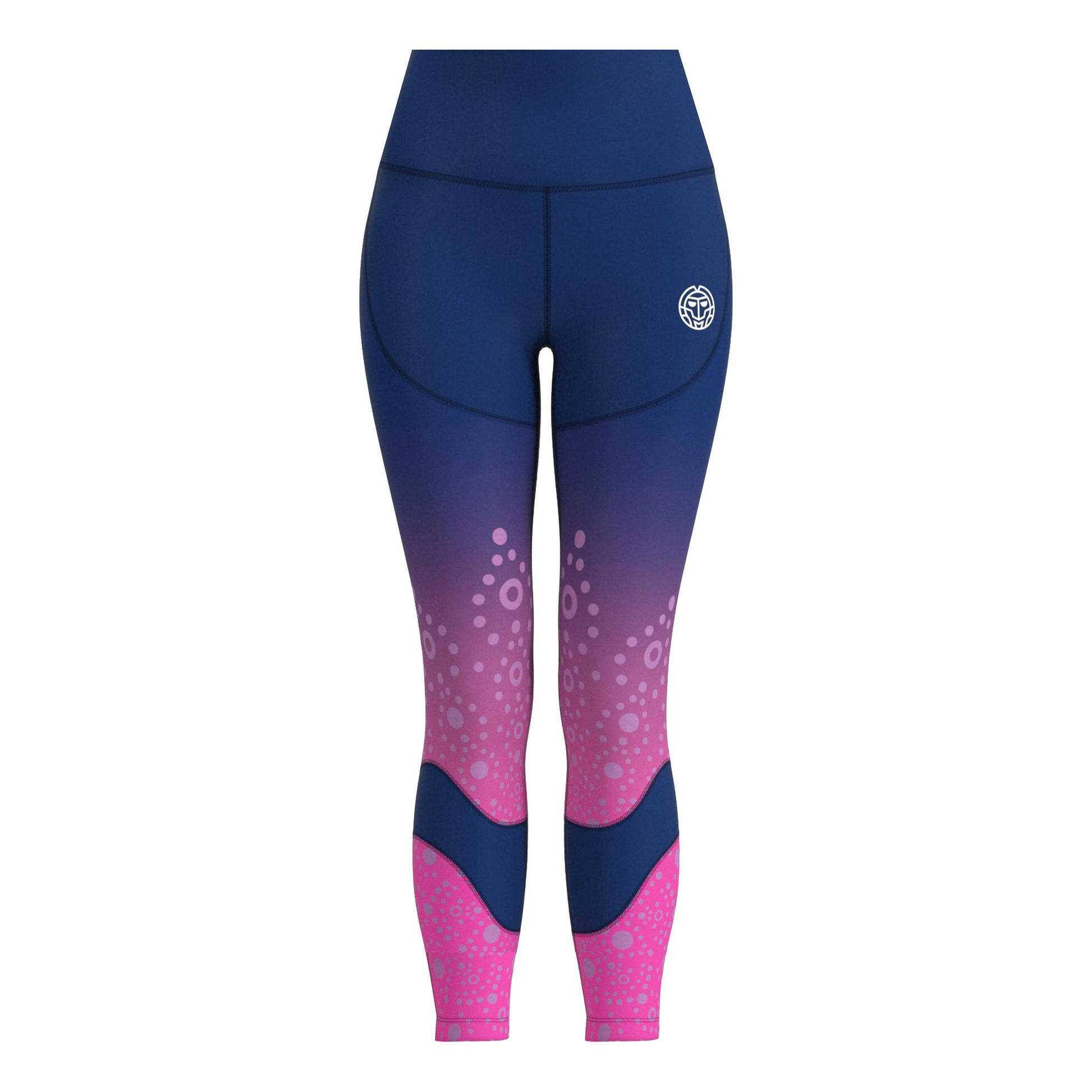 BIDI BADU Colortwist Printed Collant Tight Femmes-Pink,Bleu Foncé