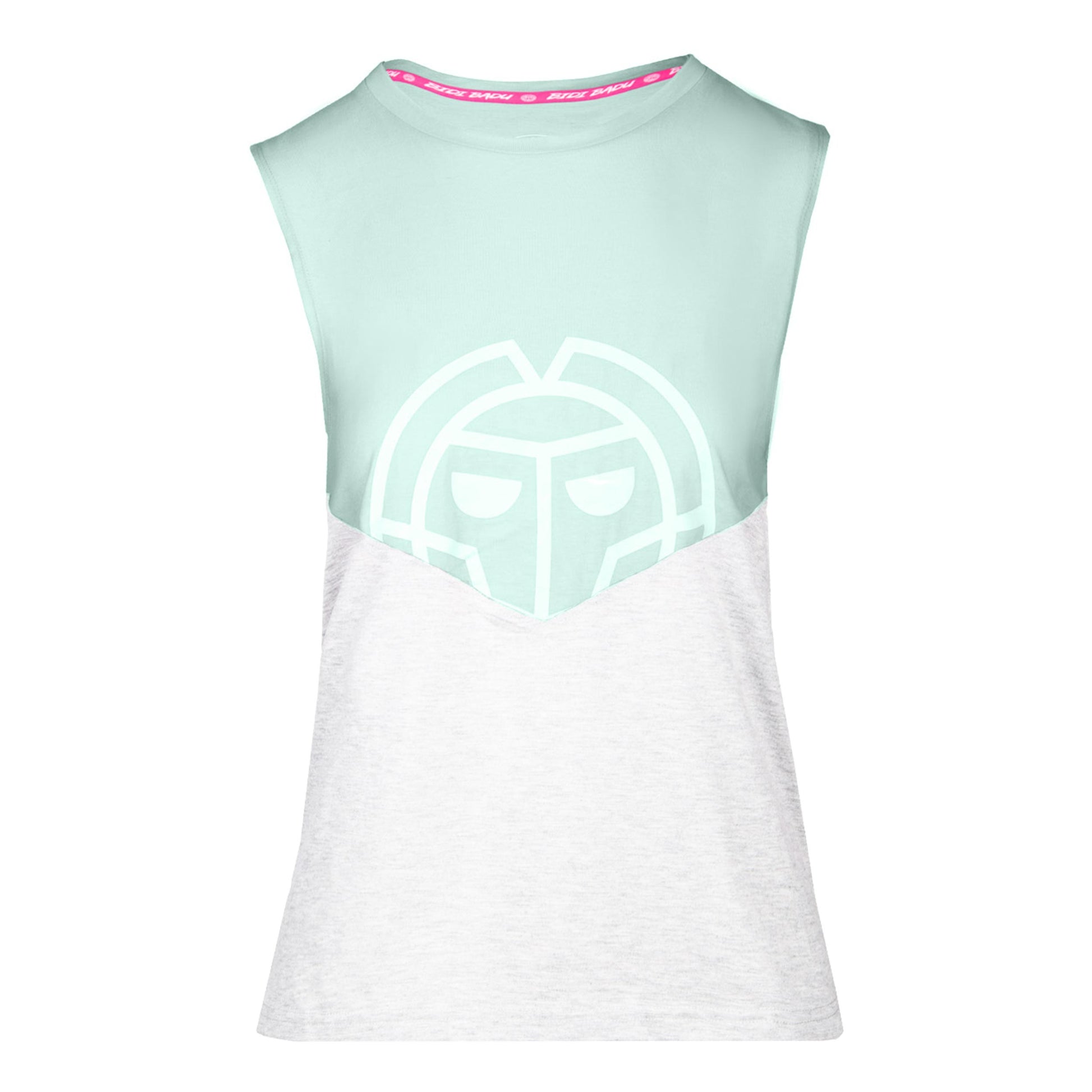 BIDI BADU Elinam Lifestyle Débardeur Tank Top Femmes-Mint, Crème