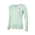 Mina Tech Roundneck Haut manches longues Filles - mint,